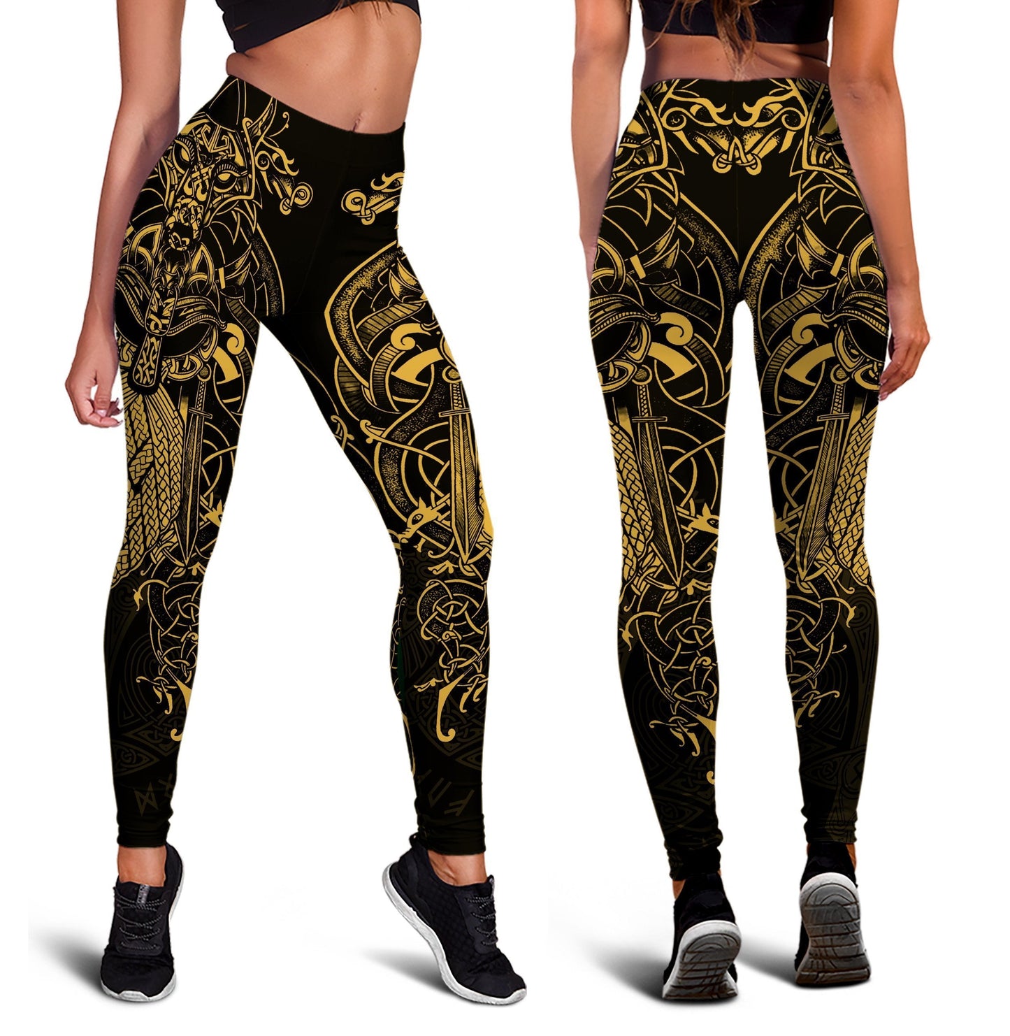 Vikings - The Raven Yellow of Odin Tattoo - Amaze Style™-Apparel