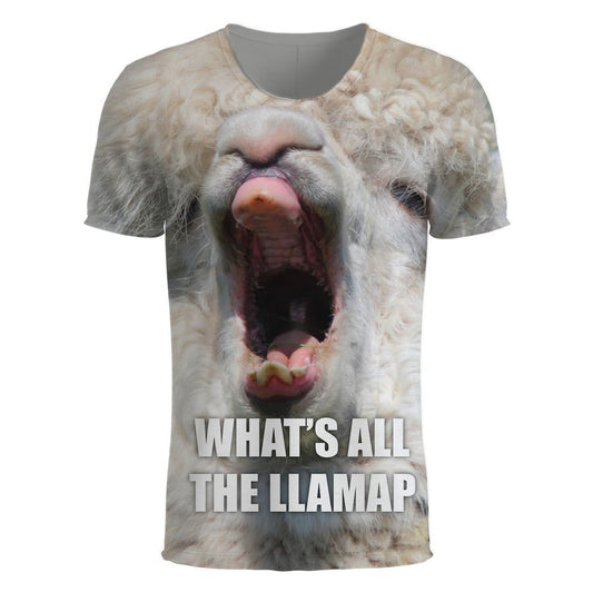 3D All Over Print Llama Funny Shirt-Apparel-6teenth World-T-Shirt-S-Vibe Cosy™