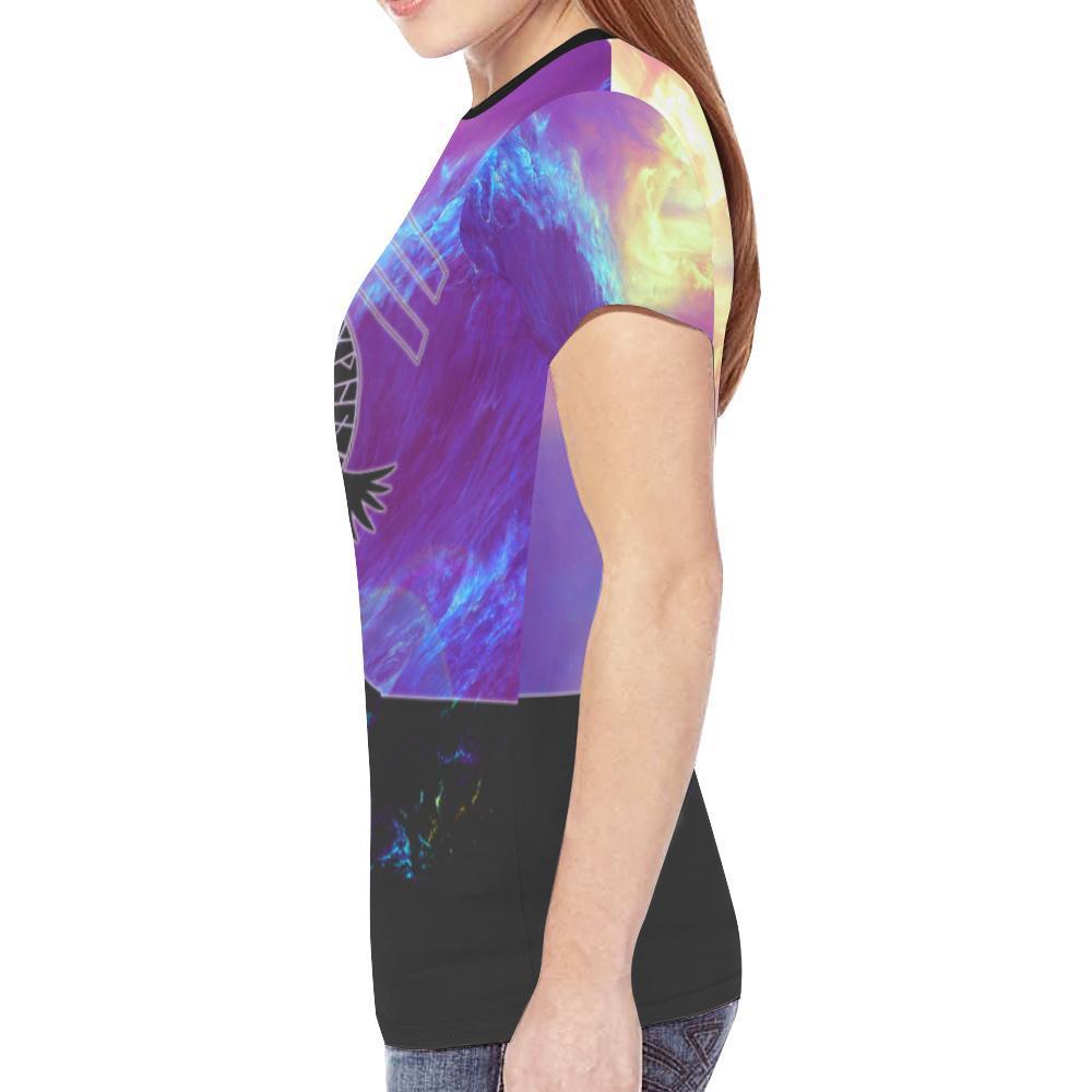 Viking T-shirt - Valknut In The Storm A6 - Amaze Style™-NEW ALL OVER PRINT T-SHIRTS