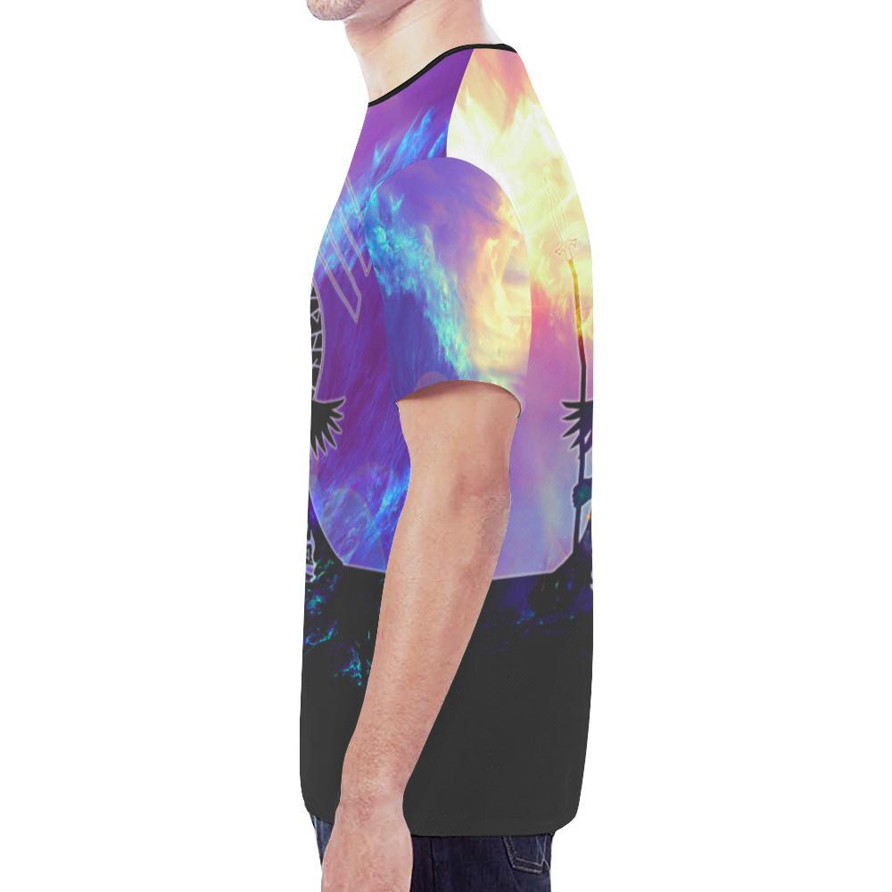 Viking T-shirt - Valknut In The Storm A6 - Amaze Style™-NEW ALL OVER PRINT T-SHIRTS