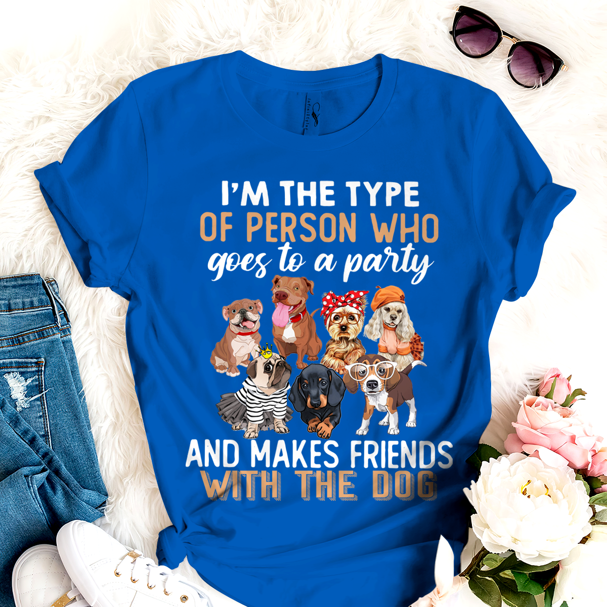 Dog T-shirt Make Friends With The Dogs TH