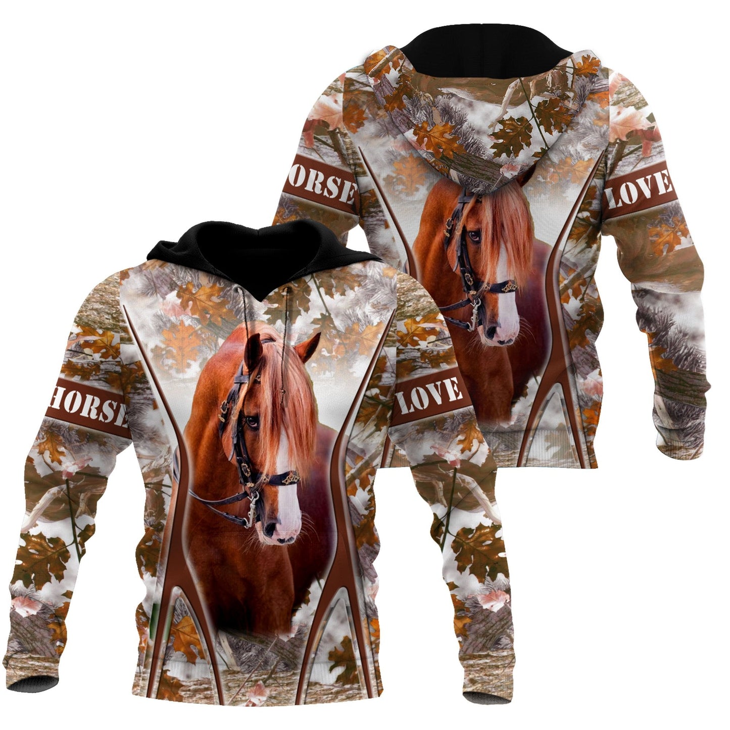 Beautiful American Quarter Horse 3D All Over Printed Shirts For Men And Women NTN24122002CL