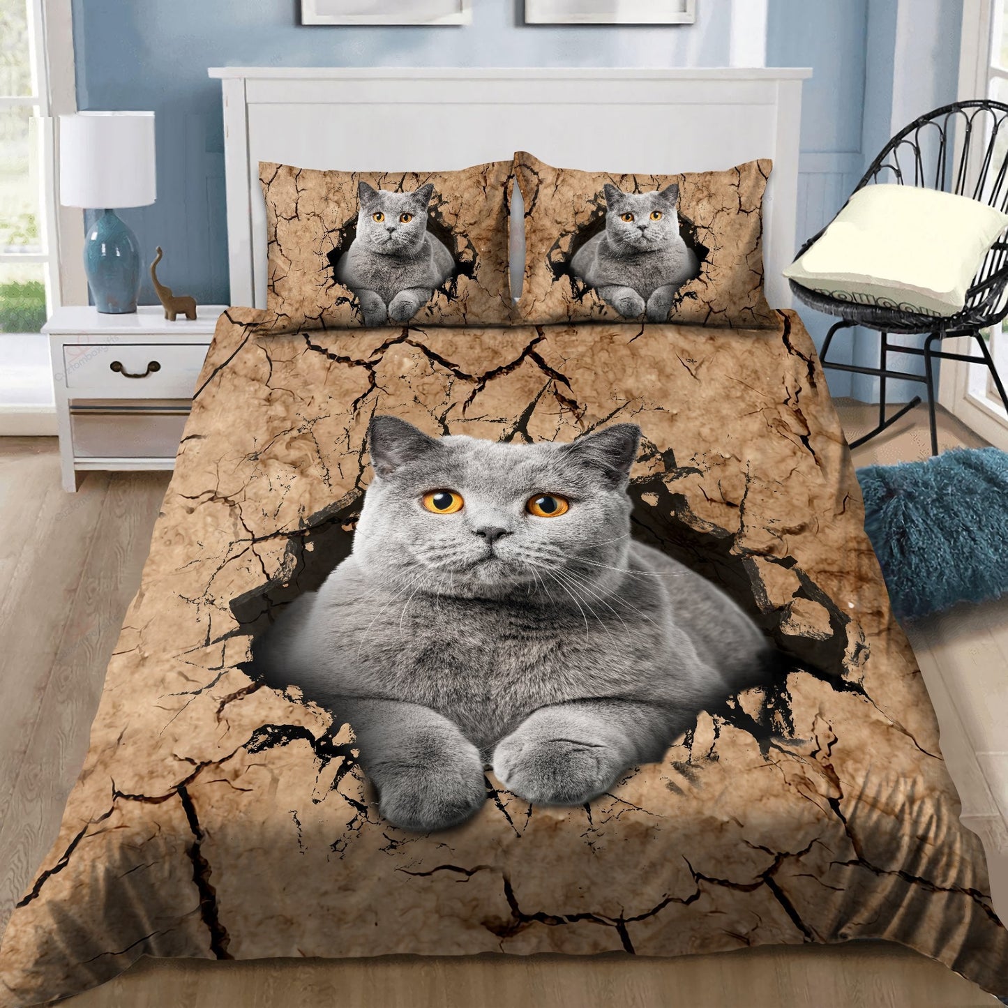 American Short Hair Cat Bedding Set DQB07242005