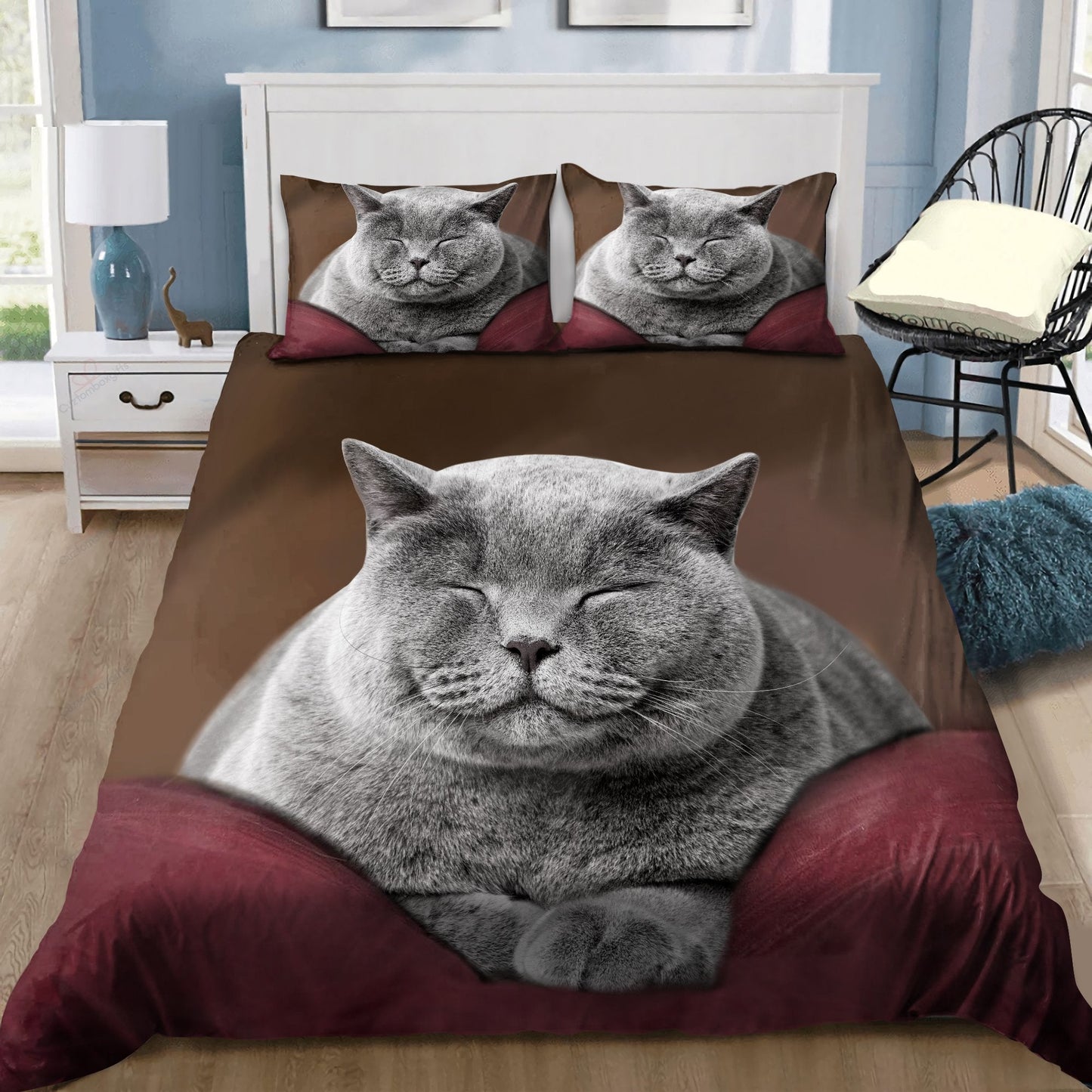 American Short Hair Cat Bedding Set DQB07242006