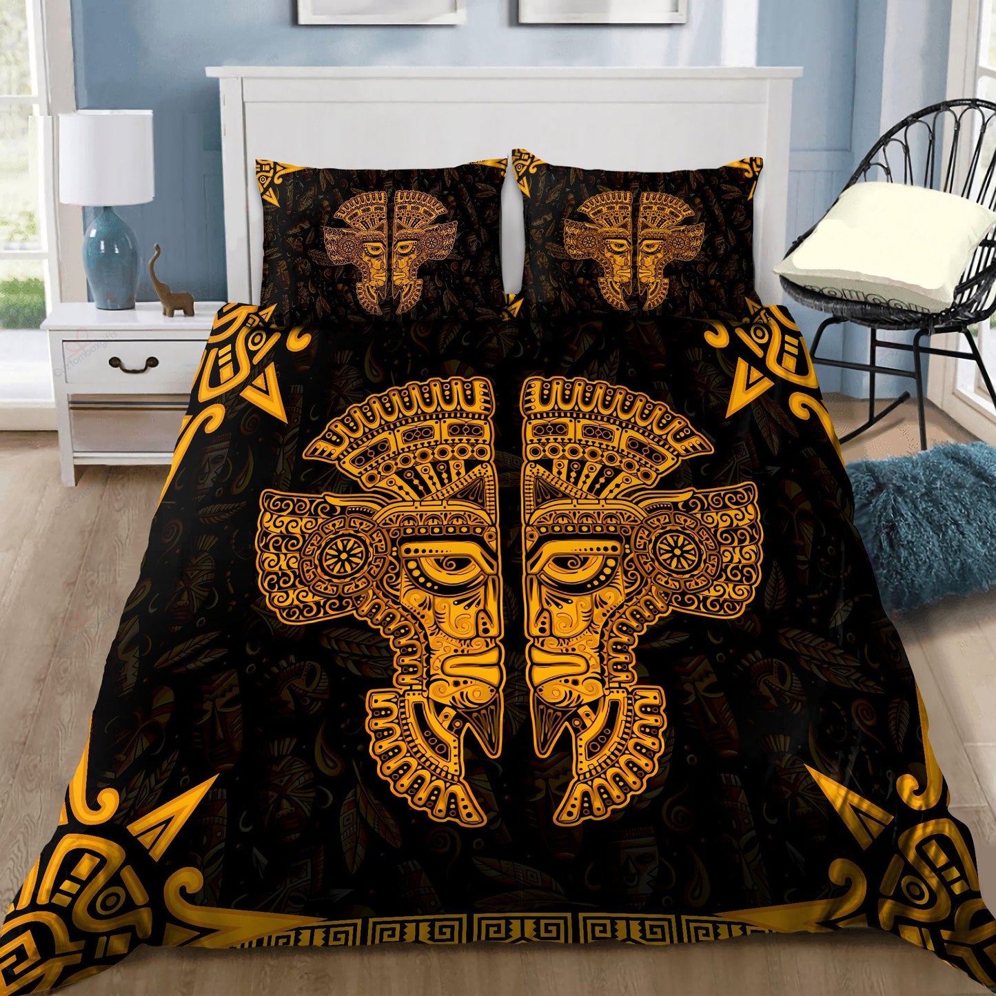 Aztec Mayan - Hero Twins Bedding Set MH1108204
