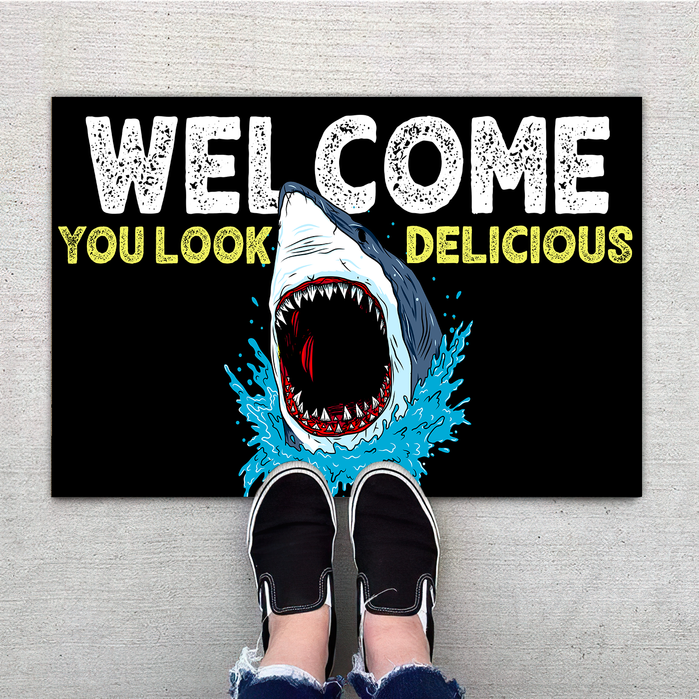 Welcome You Look Delicious Doormat Welcome Mat, Best Gift For Home Decoration