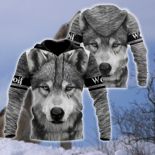 Wolf 3D All Over Printed Hoodie For Men and Women DQB09102001