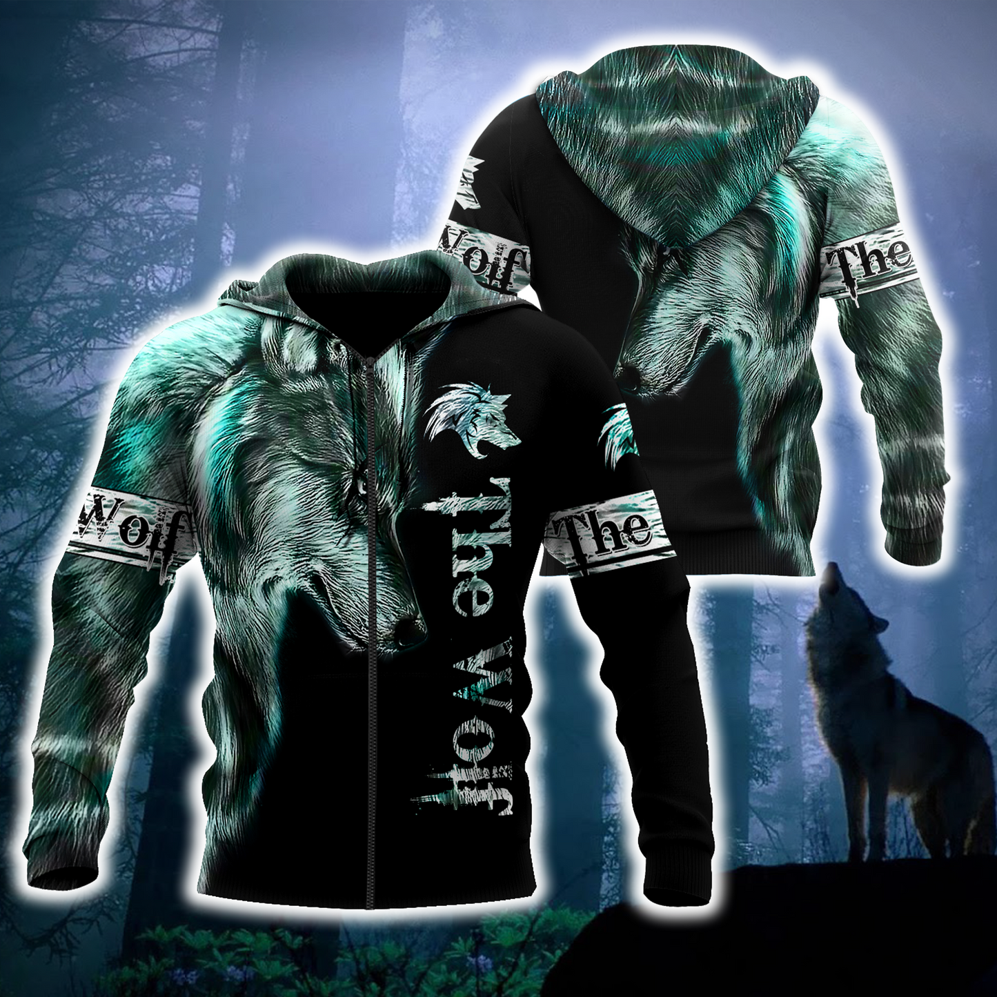Wolf 3D All Over Printed Hoodie For Men and Women MH010920S