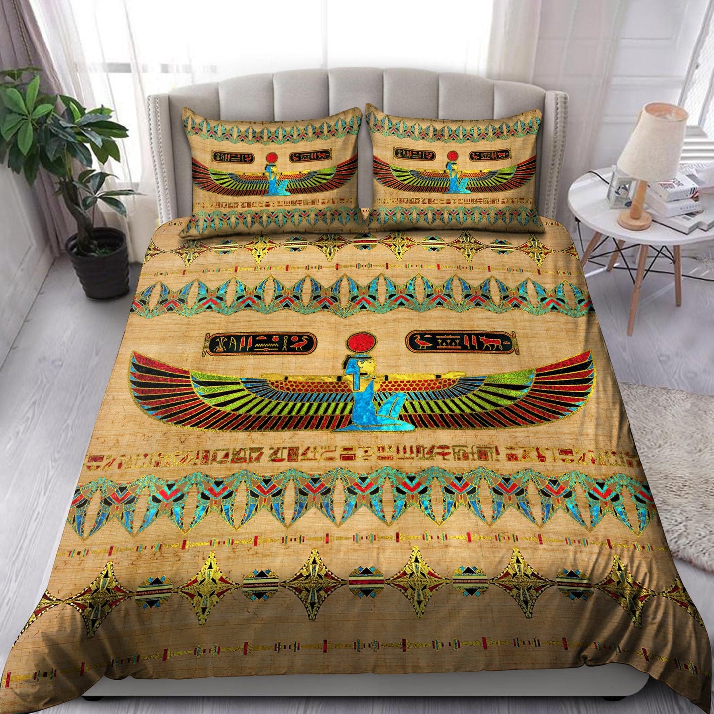 Ancient Egyptian Ma'at Bedding Set Pi01072005
