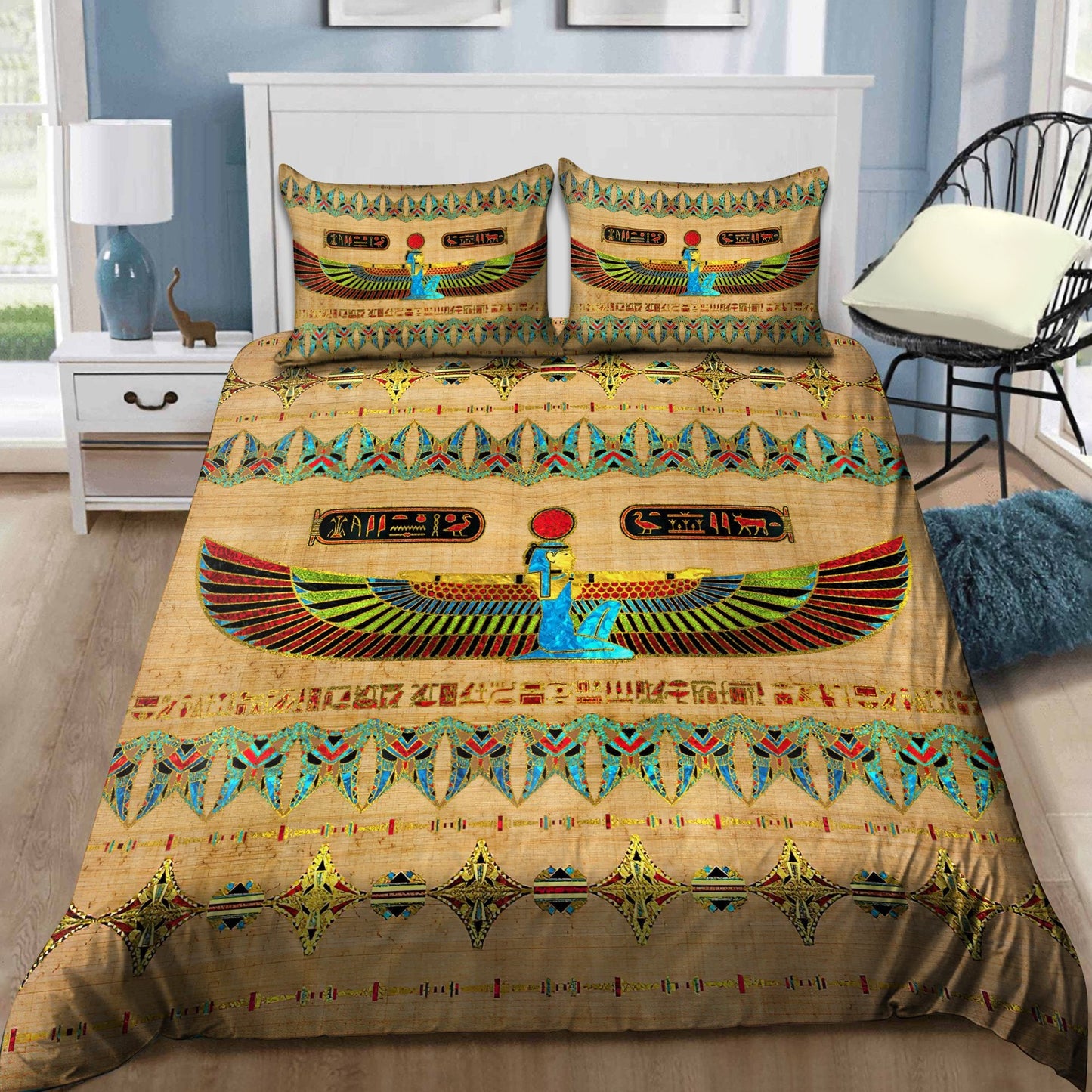 Ancient Egyptian Ma'at Bedding Set Pi01072005