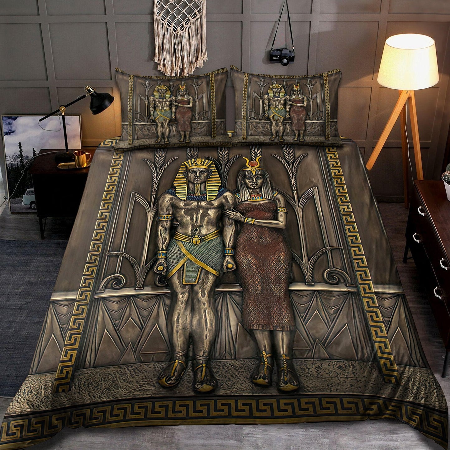 Ancient Egyptian Pharaoh Bedding Set Pi26062001