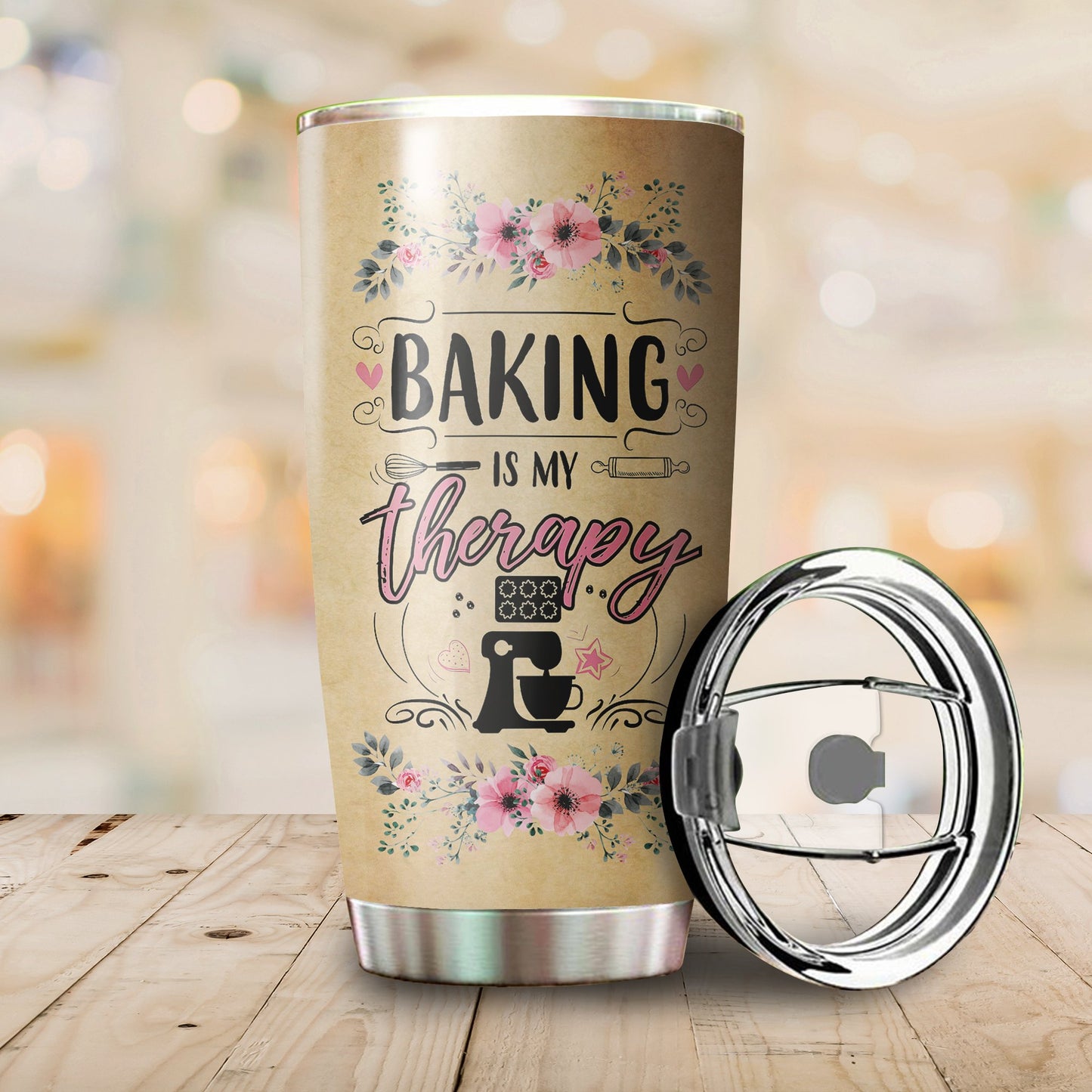 Baking Knowledge Stainless Steel Tumbler 20 Oz Pi210302 - Amaze Style™-Tumbler