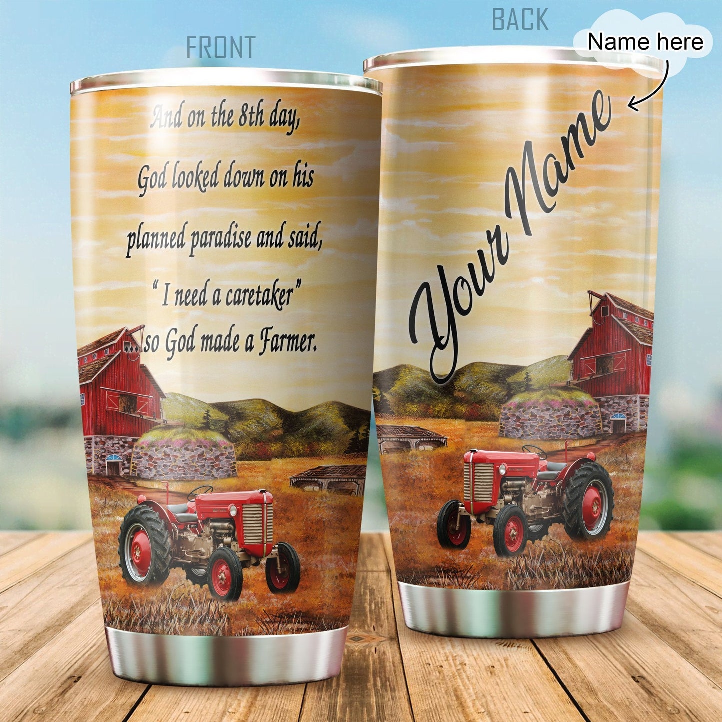 Beautiful Tractor Tumbler Premium Pi25092001-MEI