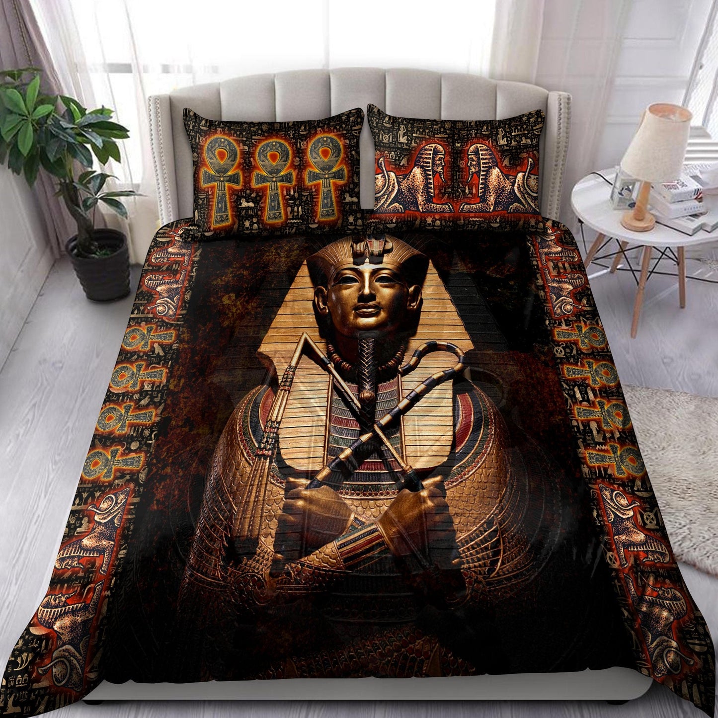 Ancient Egyptian Pharaoh Bedding Set Pi27062003