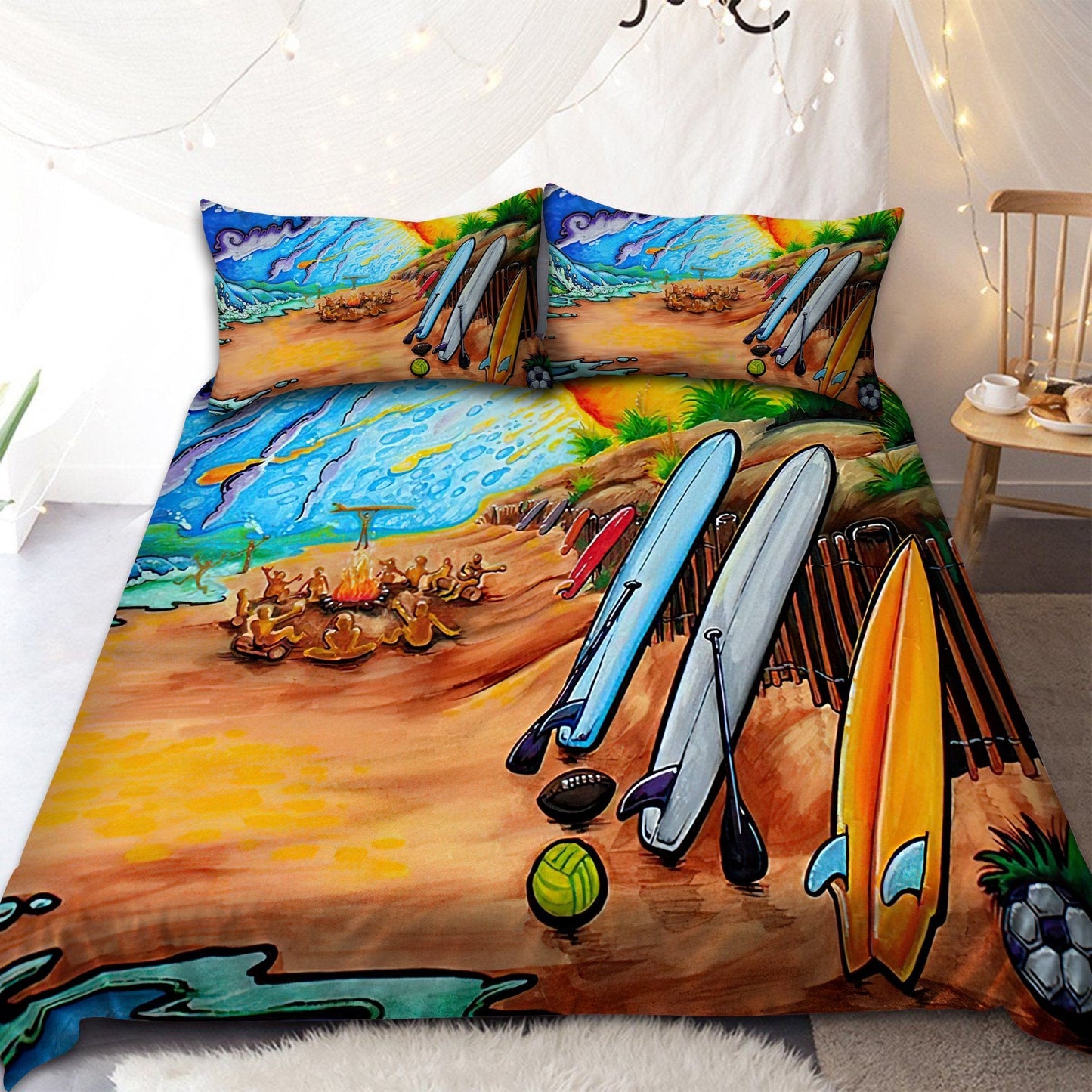 Surfboard Bedding Set Pi03082006