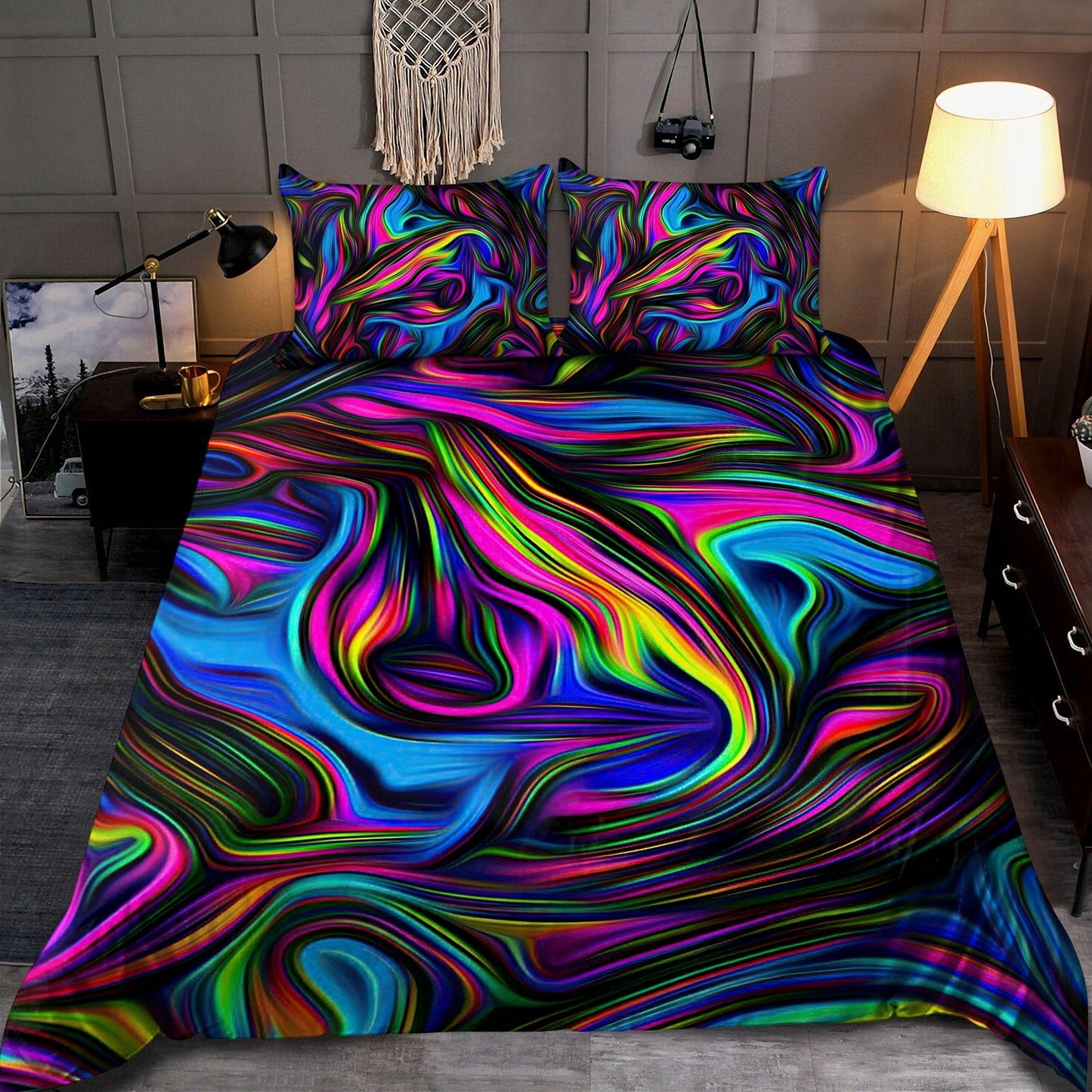 Awesome Fractal Art Bedding Set Pi19082004-MEI