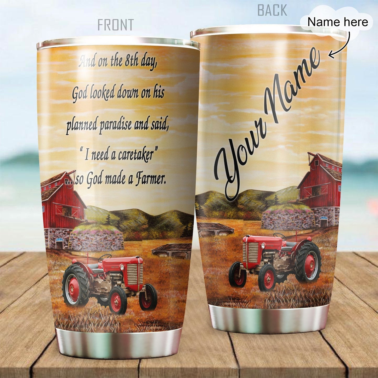 Beautiful Tractor Tumbler Premium Pi25092001-MEI