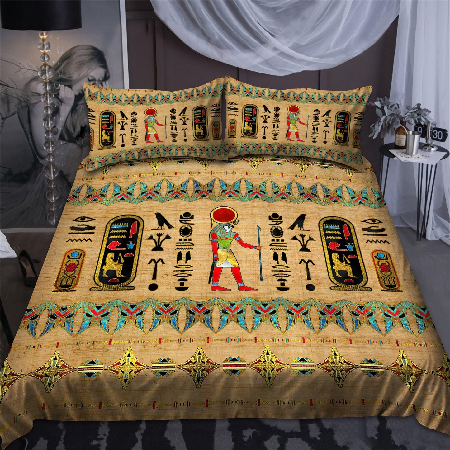 Ancient Egyptian Bedding Set Pi01072004