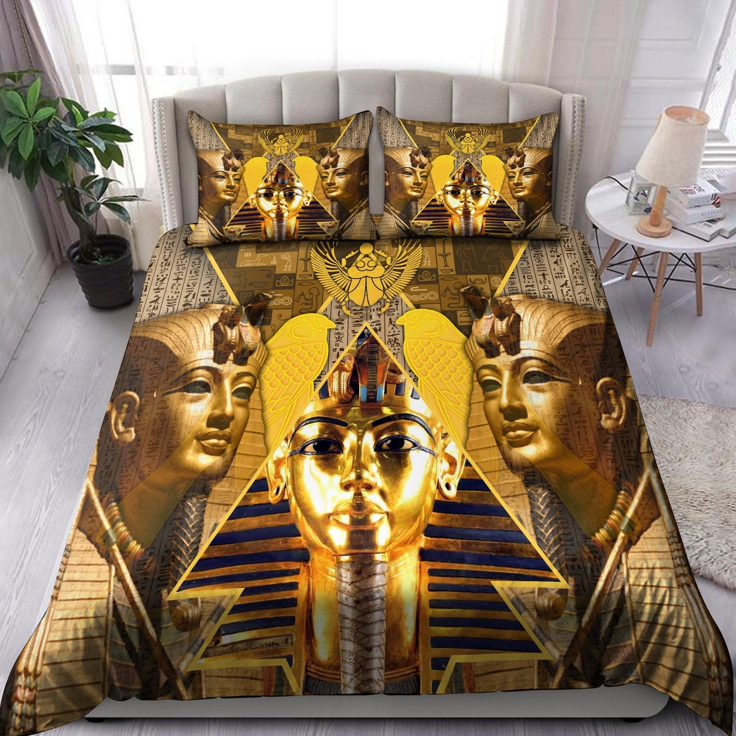 Ancient Egyptian Pharaoh Bedding Set Pi26062003