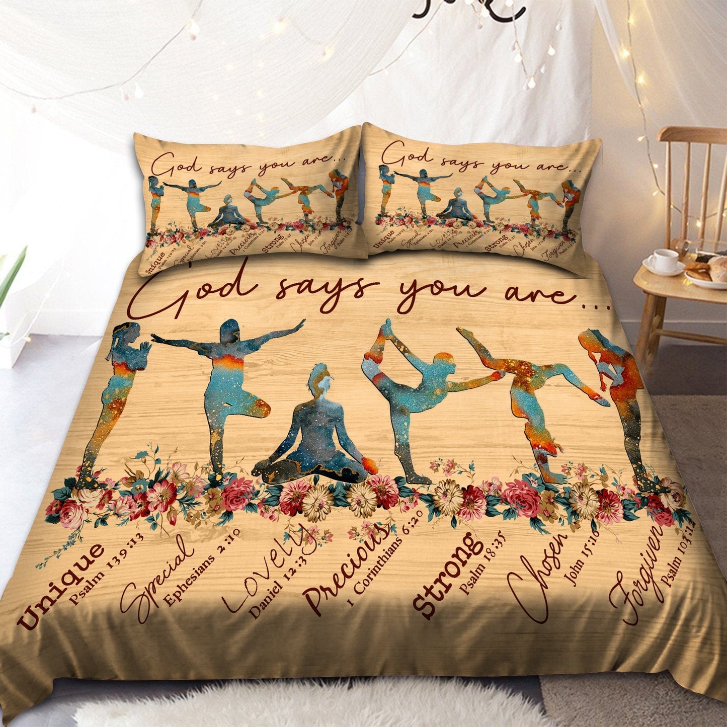 Yoga-God Says You Are Bedding Set Pi20072001