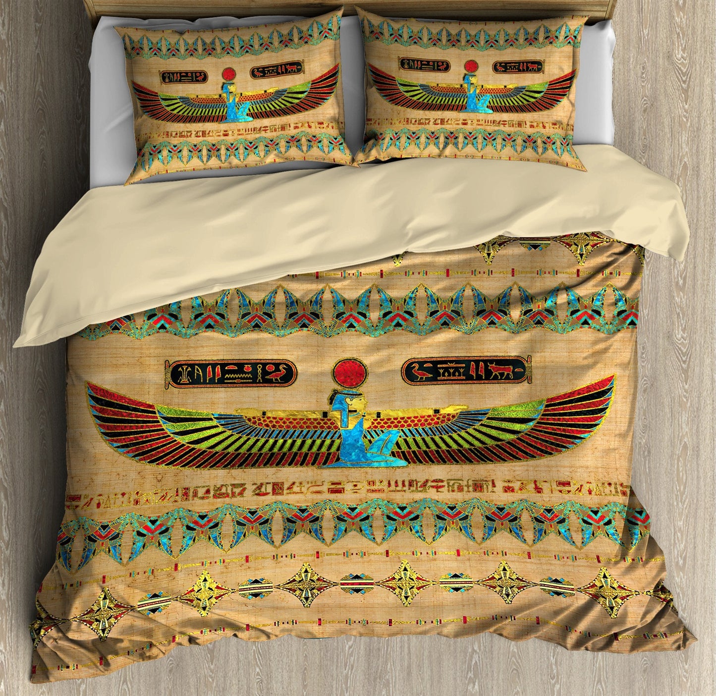 Ancient Egyptian Ma'at Bedding Set Pi01072005