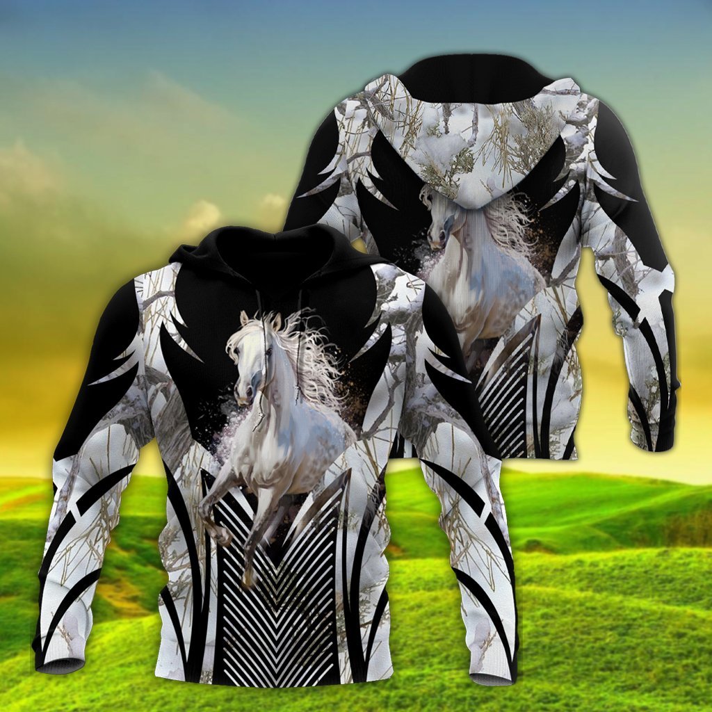 White Horse 3D All Over Printed Shirts For Men And Women NTN1218204CL