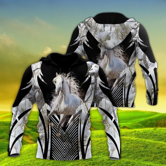 White Horse 3D All Over Printed Shirts For Men And Women NTN1218204CL