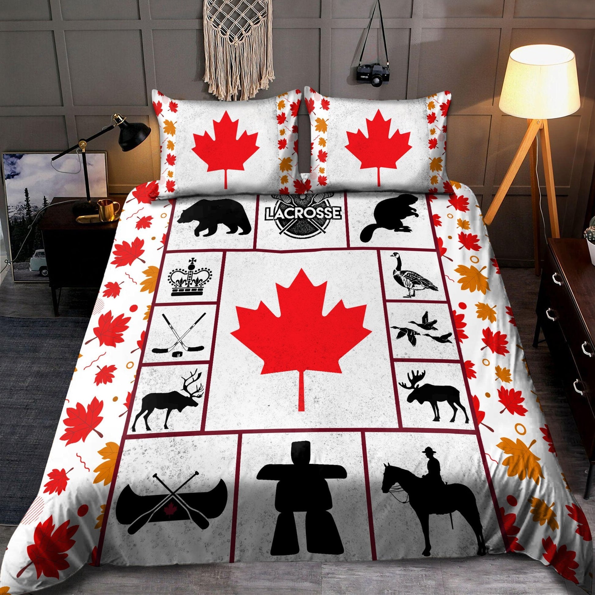 Canada Bedding Set NTN07302001-LAM-LAM-US Twin-Vibe Cosy™