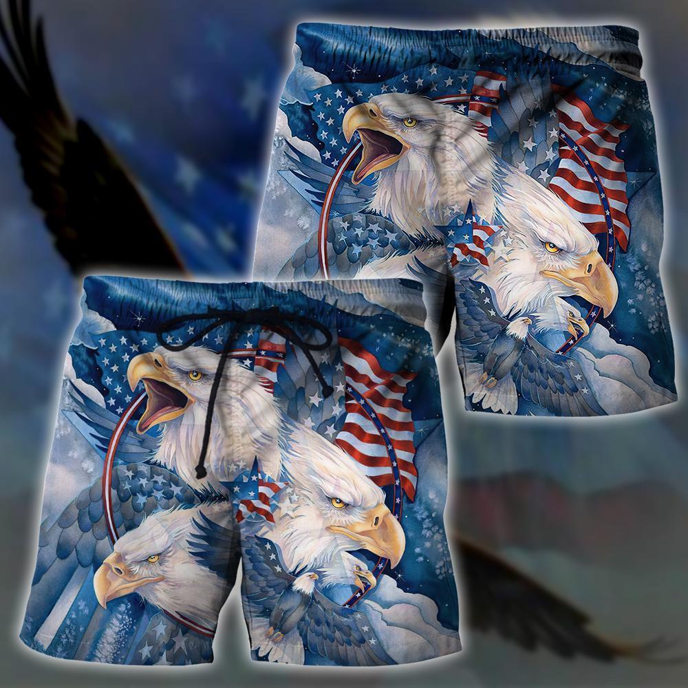 All Over Printed Bald Eagle Hoodie DD09082001-MEI