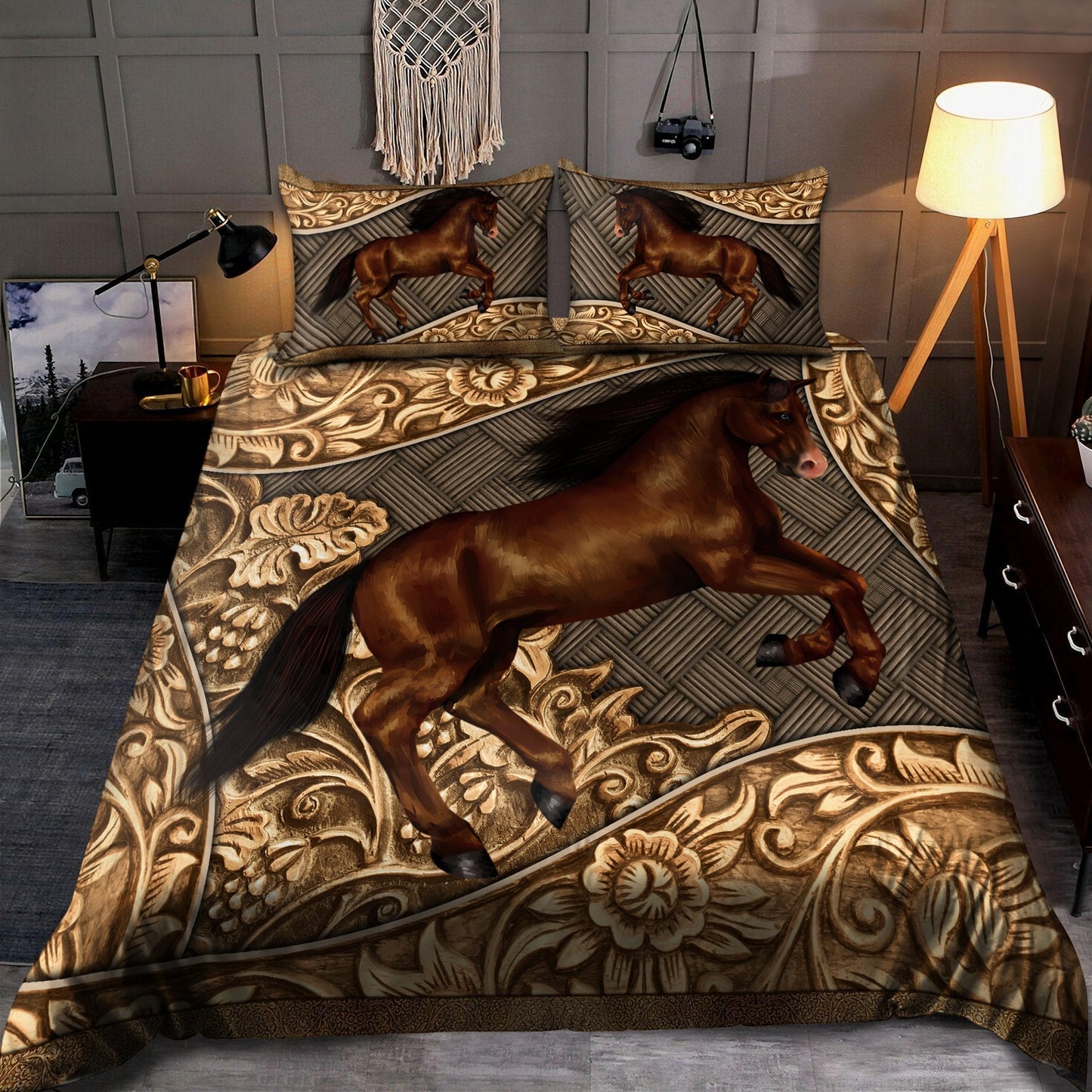 Beautiful Horse Bedding Set MEI09232003-MEI