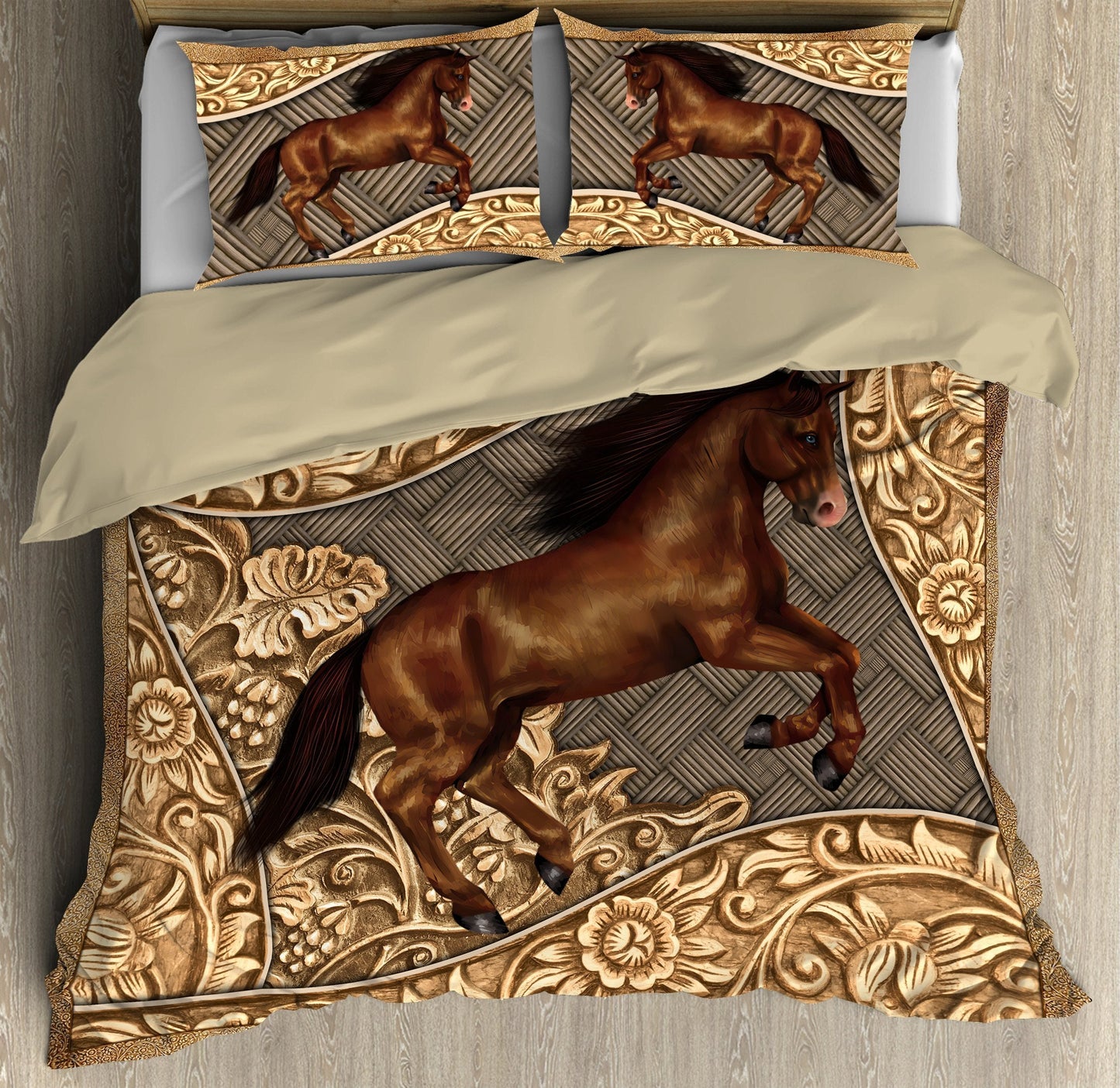Beautiful Horse Bedding Set MEI09232003-MEI