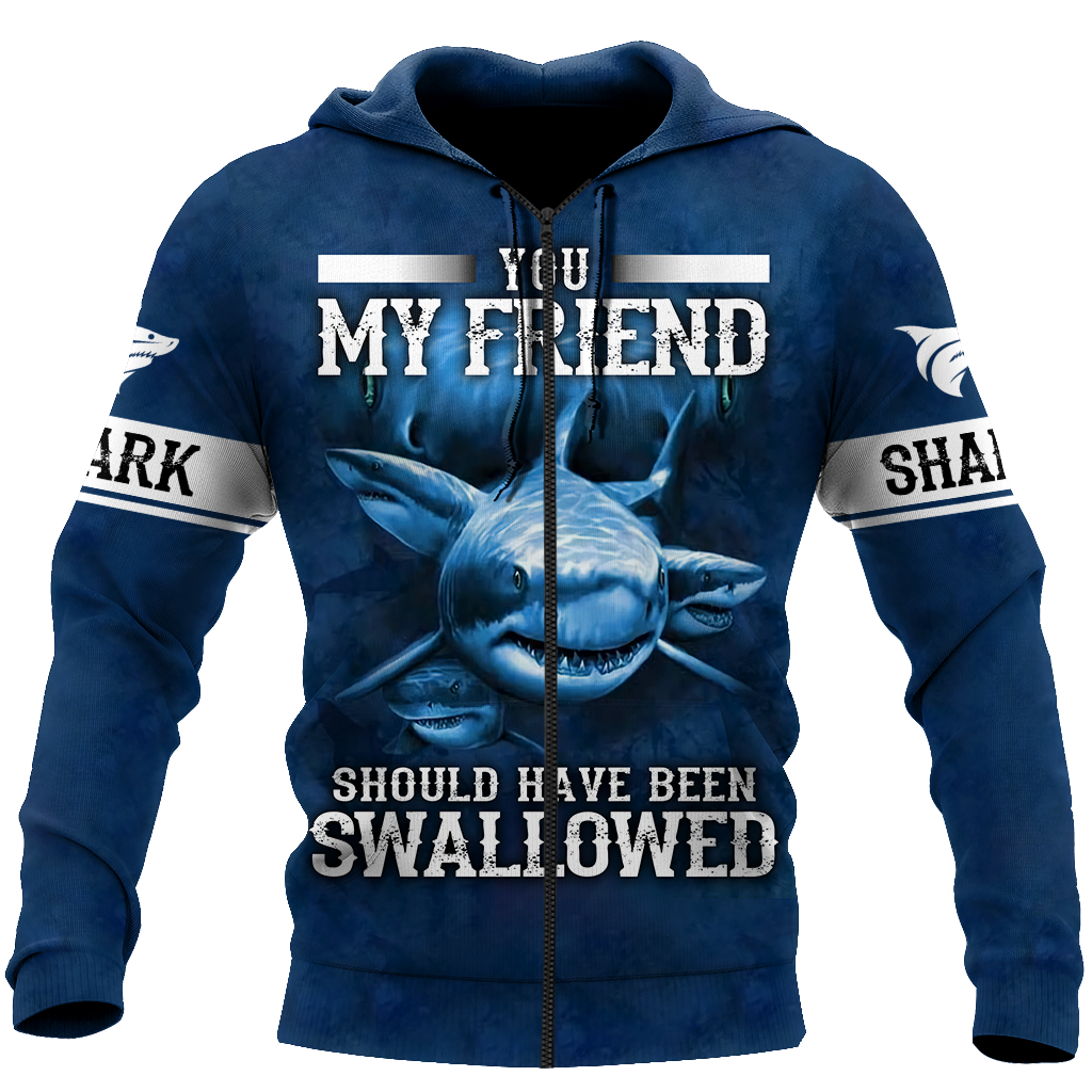 Unisex All Over Printed Shark Shirts MEI