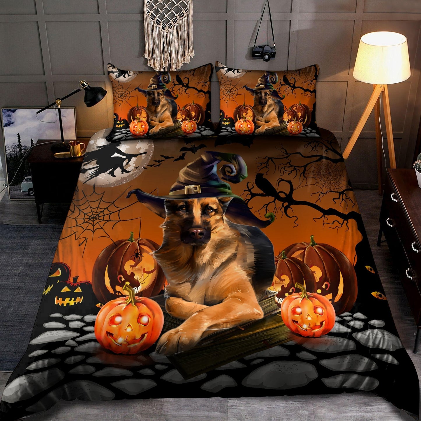 German Shepherd Halloween Bedding DD08192004
