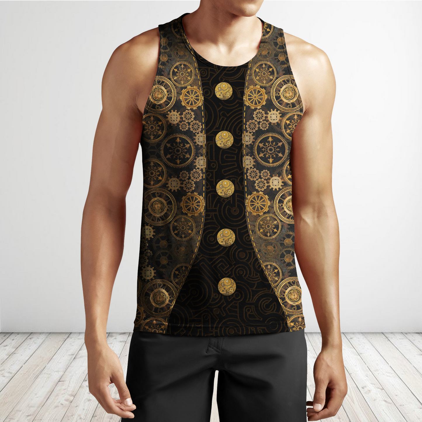 Steampunk Mechanic All Over Printed Hoodie For Men and Women TN