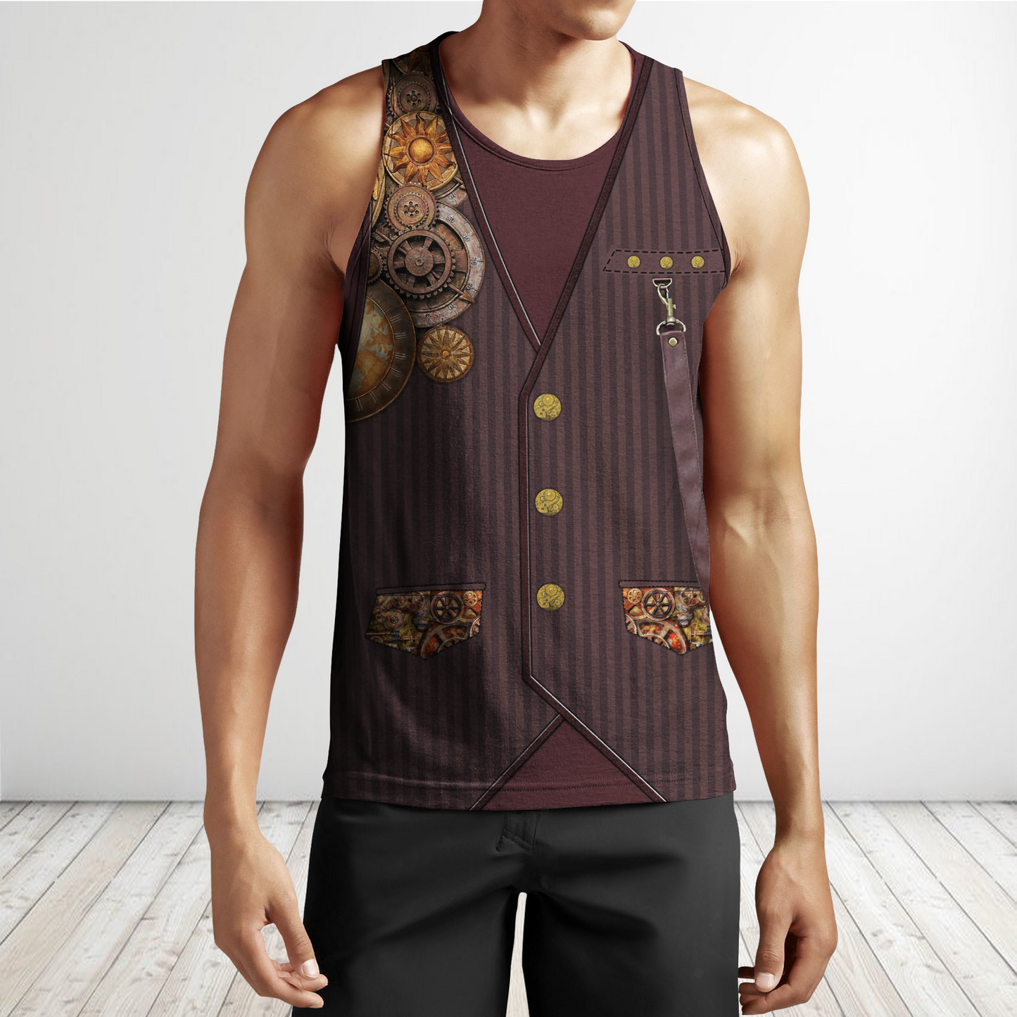Steampunk Mechanic All Over Printed Hoodie For Men and Women TN