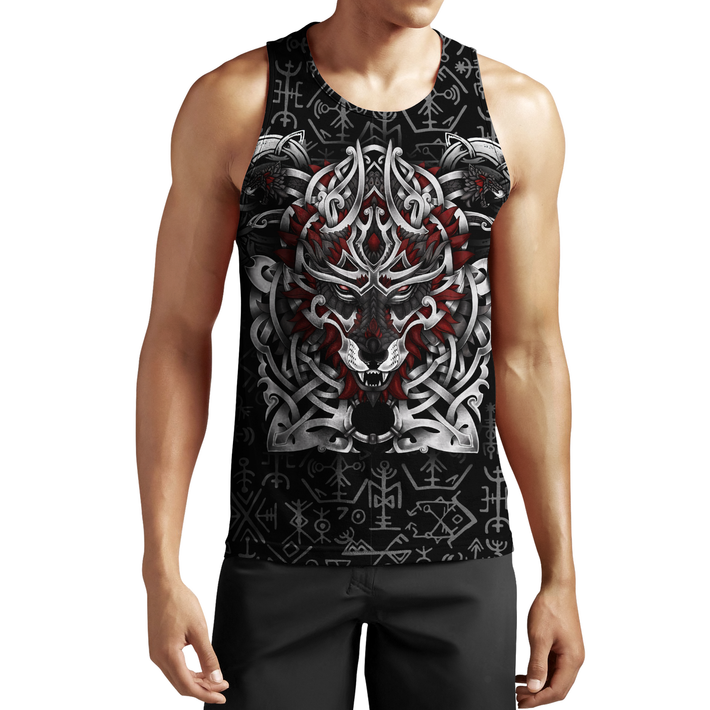 3D All Over Print Celtic Viking Wolf Hoodie DD08262002