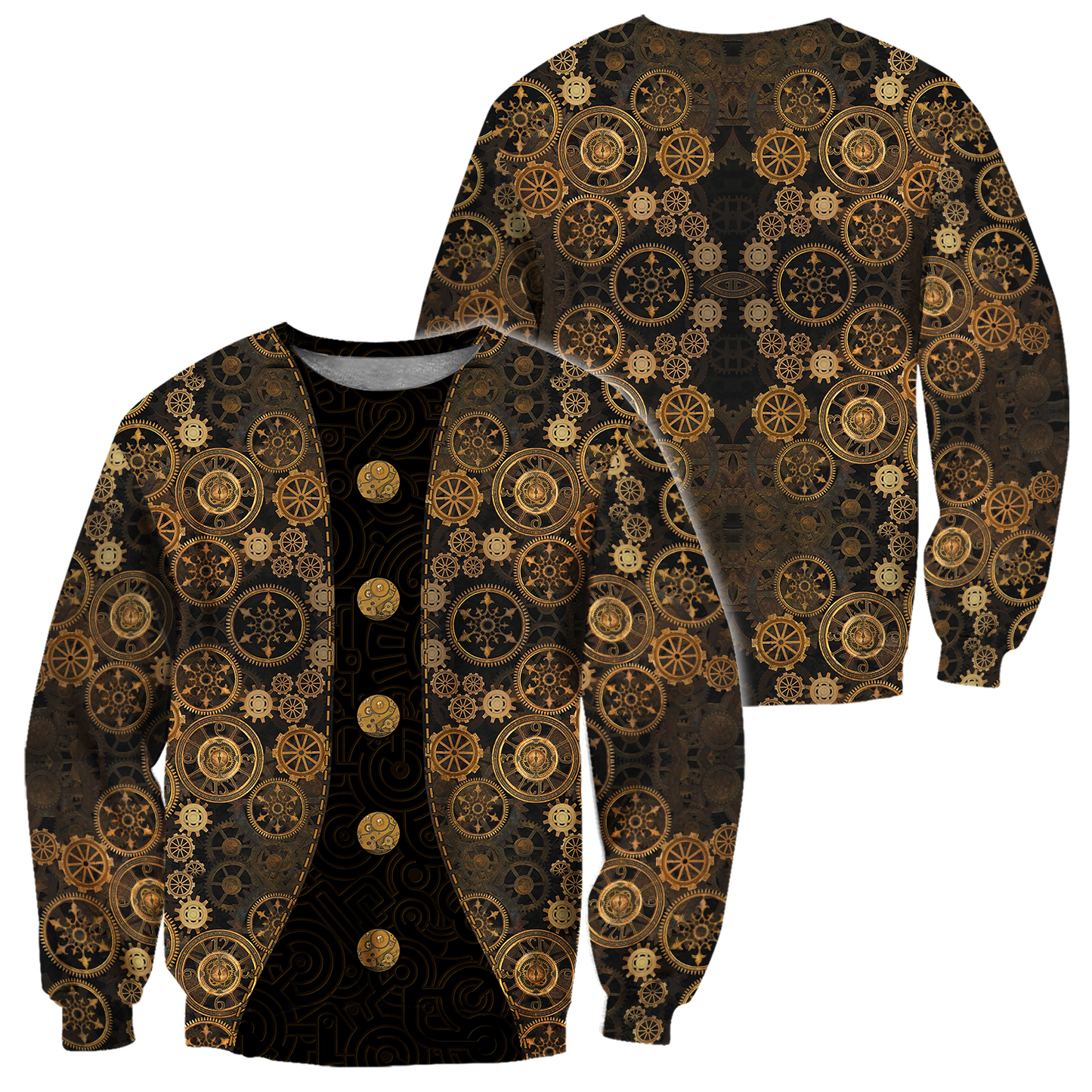 Steampunk Mechanic All Over Printed Hoodie For Men and Women TN