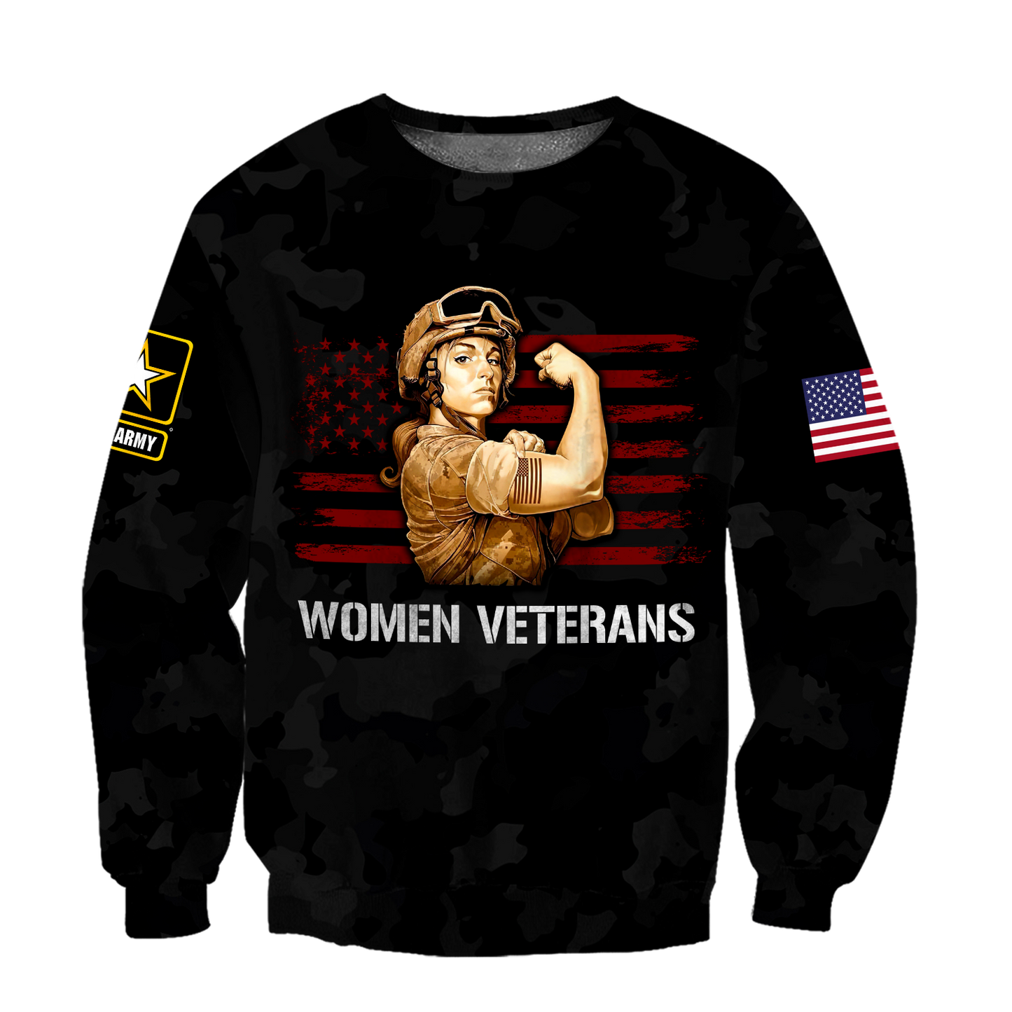 Women Veterans 3d all over printed shirts for men and women DD05232001 - Amaze Style™-Apparel