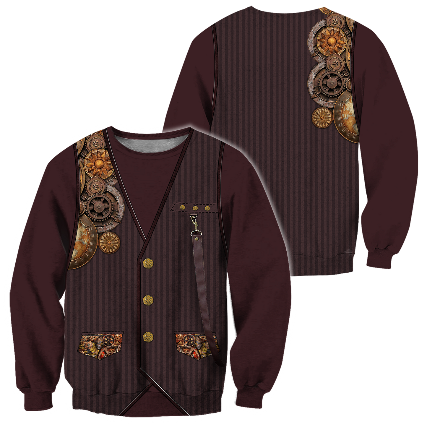 Steampunk Mechanic All Over Printed Hoodie For Men and Women TN