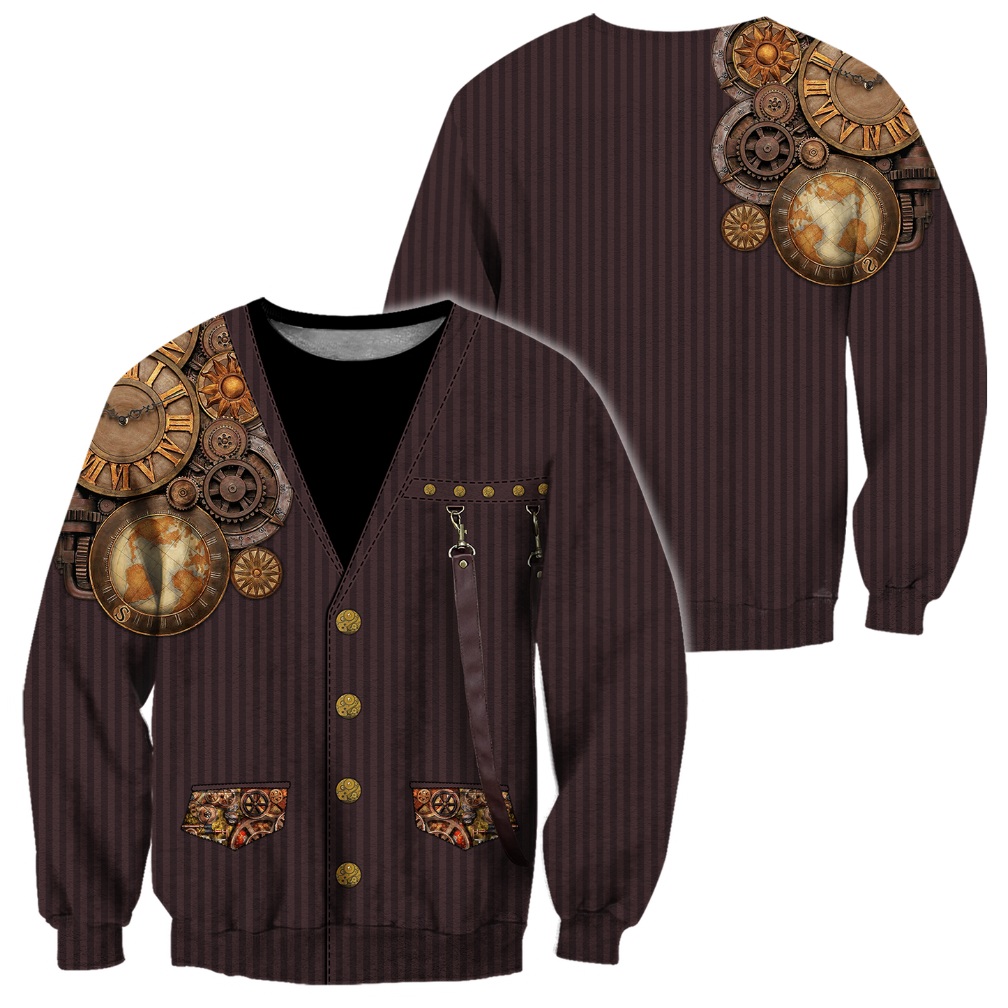 Steampunk Mechanic All Over Printed Hoodie For Men and Women TN