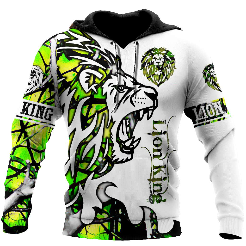 Beautiful Lion green Tattoo camo 3D all over printed shirts for men and women DD05272002S - Amaze Style™-Apparel