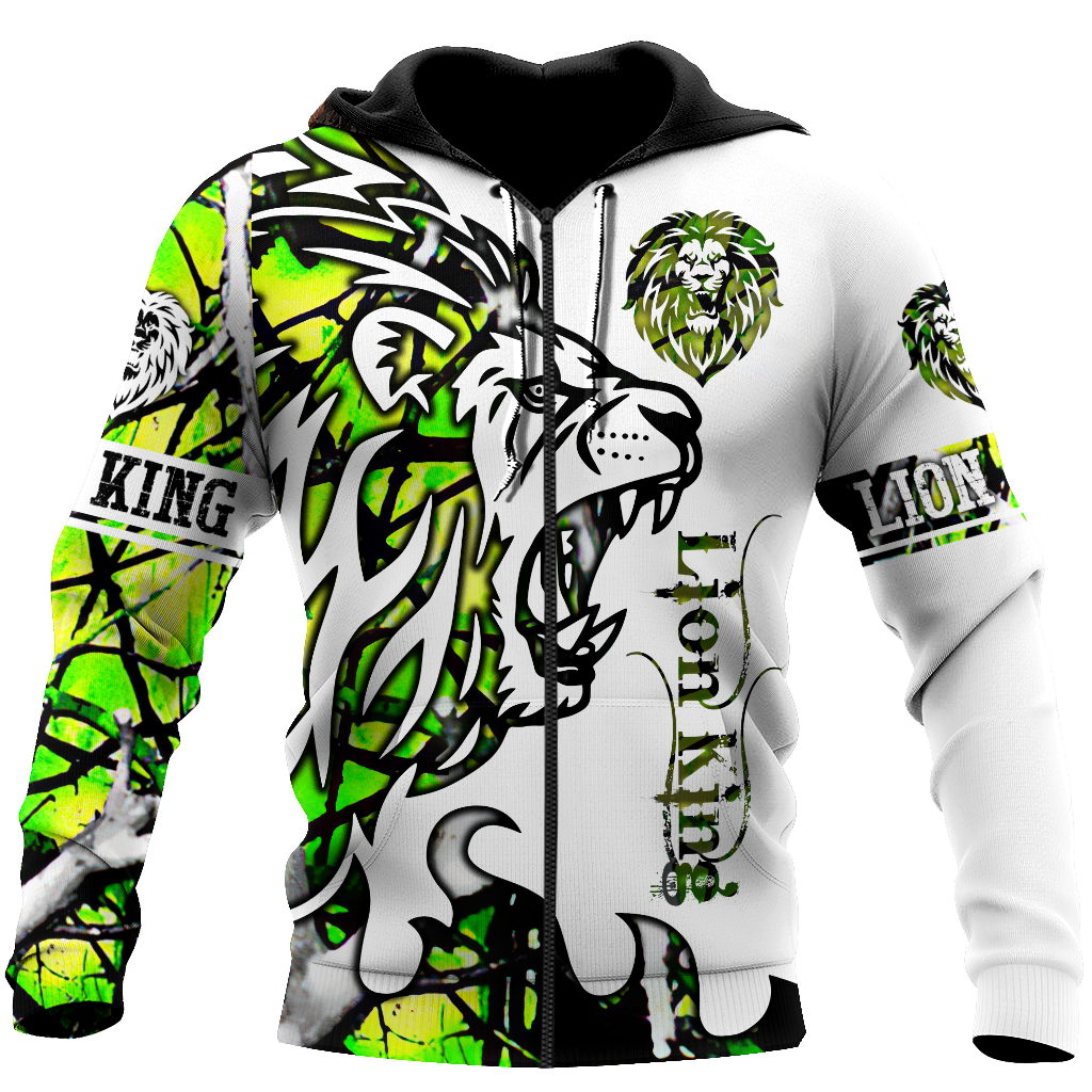 Beautiful Lion green Tattoo camo 3D all over printed shirts for men and women DD05272002S - Amaze Style™-Apparel
