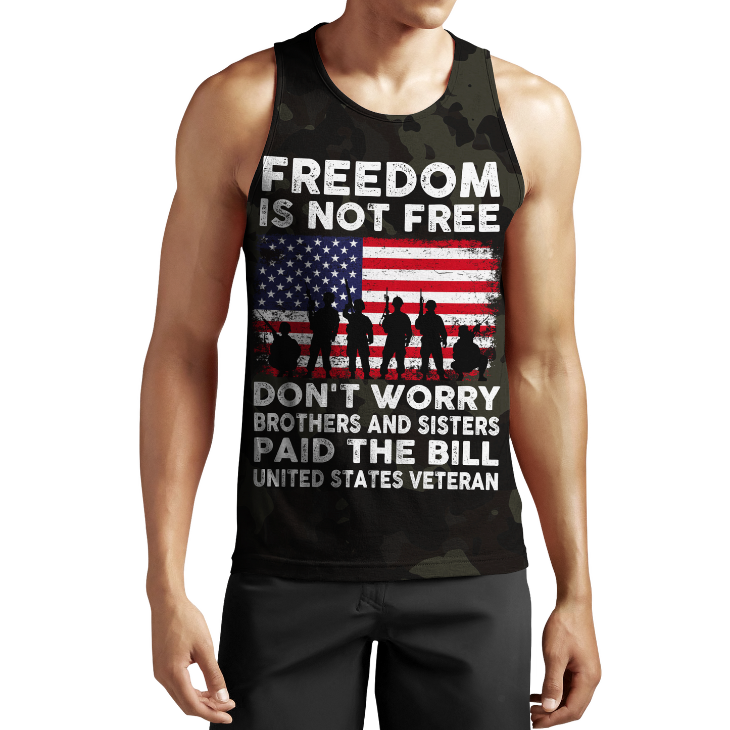 Veteran Freedom is not Free 3D all over printed shirts for men and women DD05252001 - Amaze Style™-Apparel