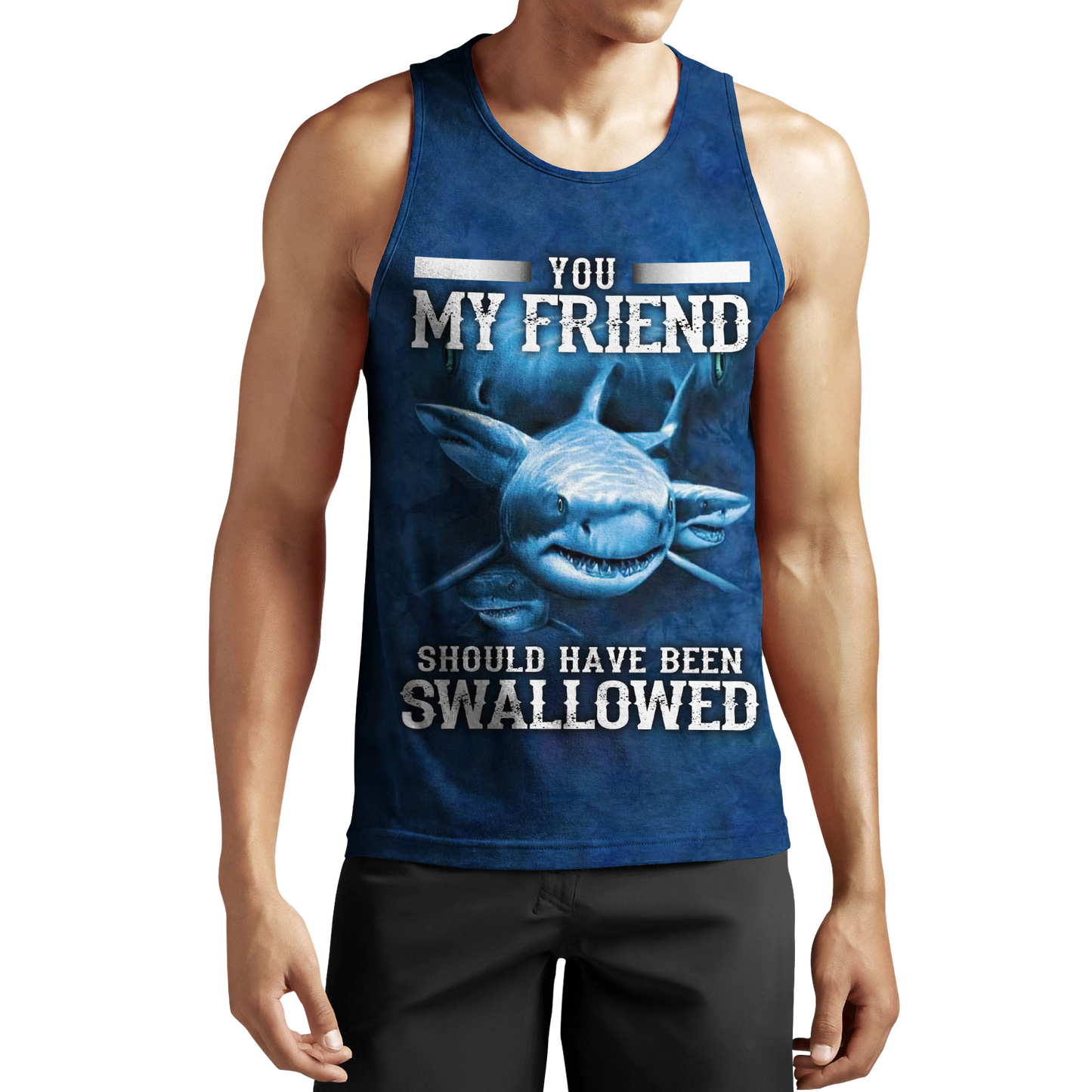 Unisex All Over Printed Shark Shirts MEI