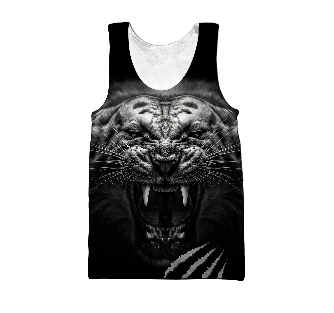 You Don't Know My Story Tiger Over Printed Hoodie