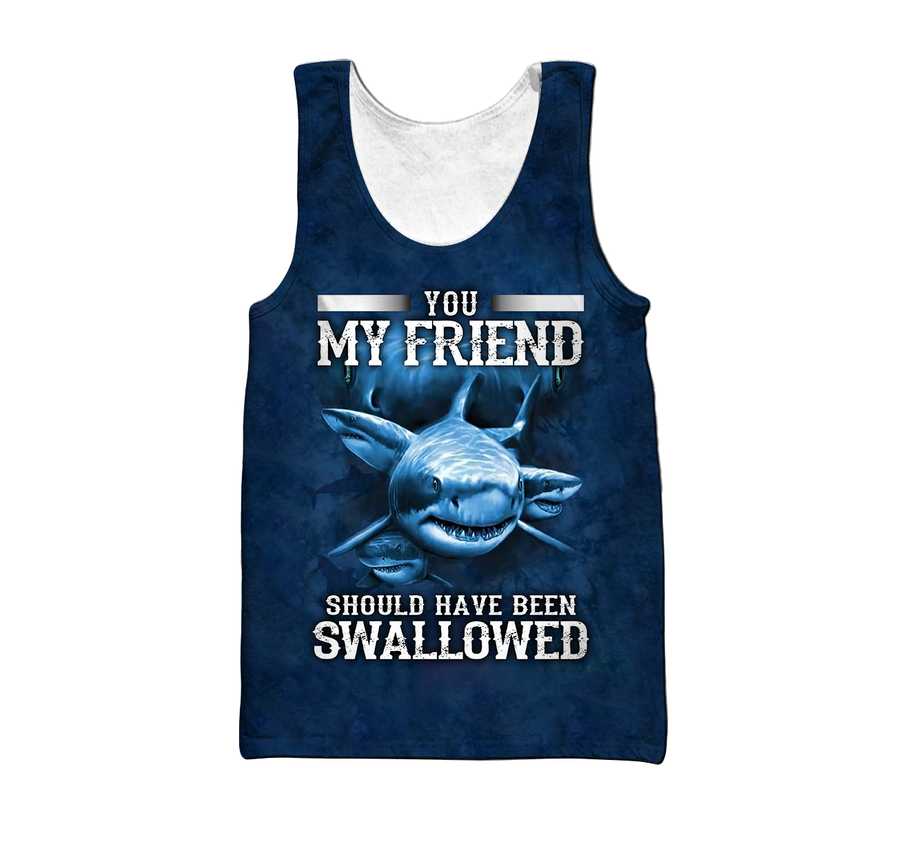 Unisex All Over Printed Shark Shirts MEI