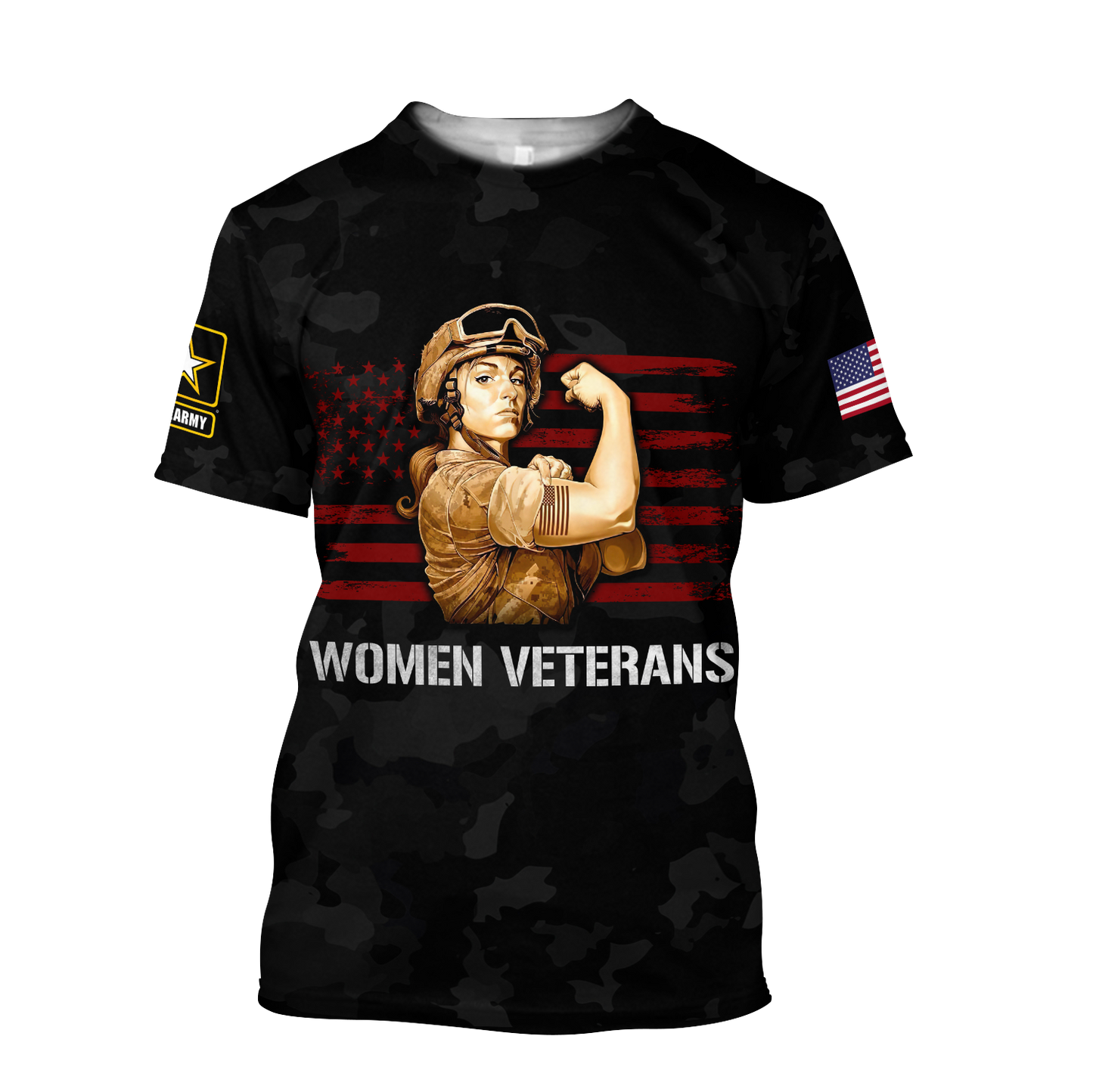 Women Veterans 3d all over printed shirts for men and women DD05232001 - Amaze Style™-Apparel