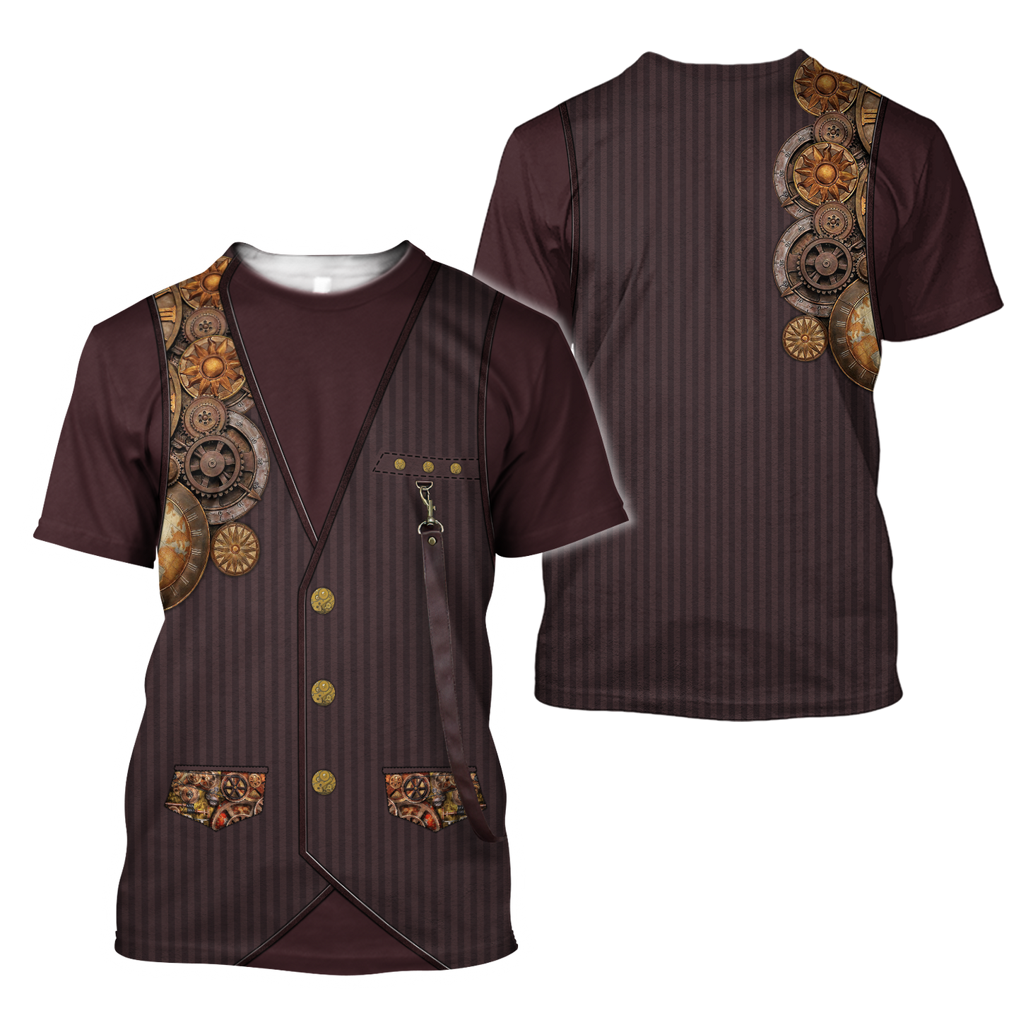 Steampunk Mechanic All Over Printed Hoodie For Men and Women TN