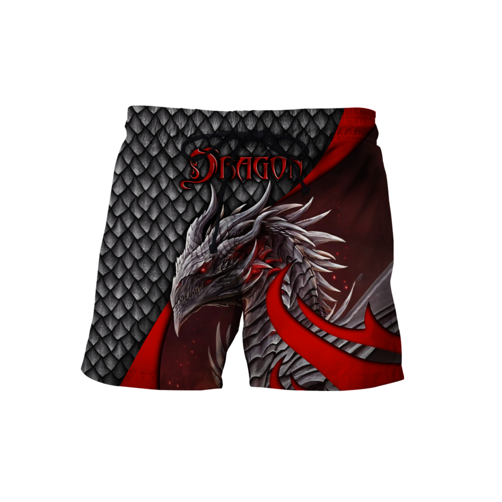 Beautiful Red Dragon Scales Hoodie MEI