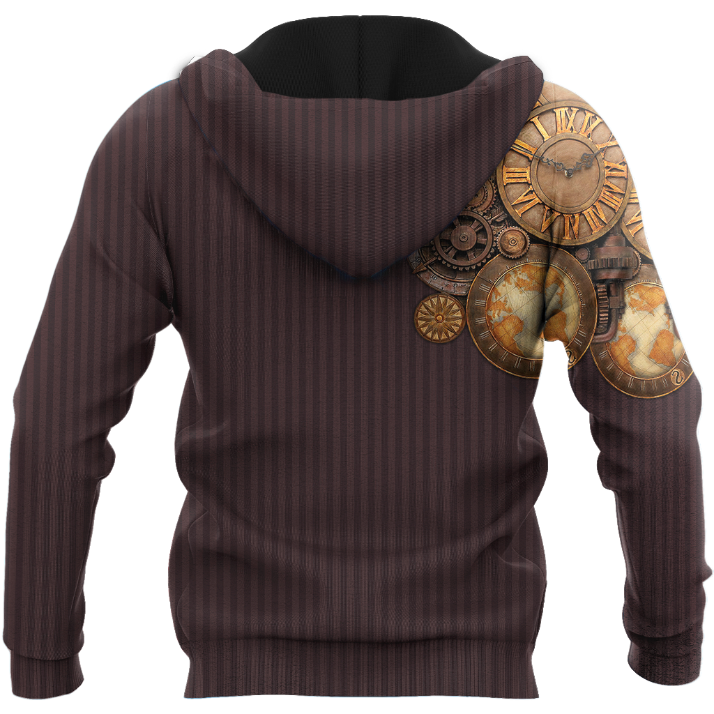 Steampunk Mechanic All Over Printed Hoodie For Men and Women TN